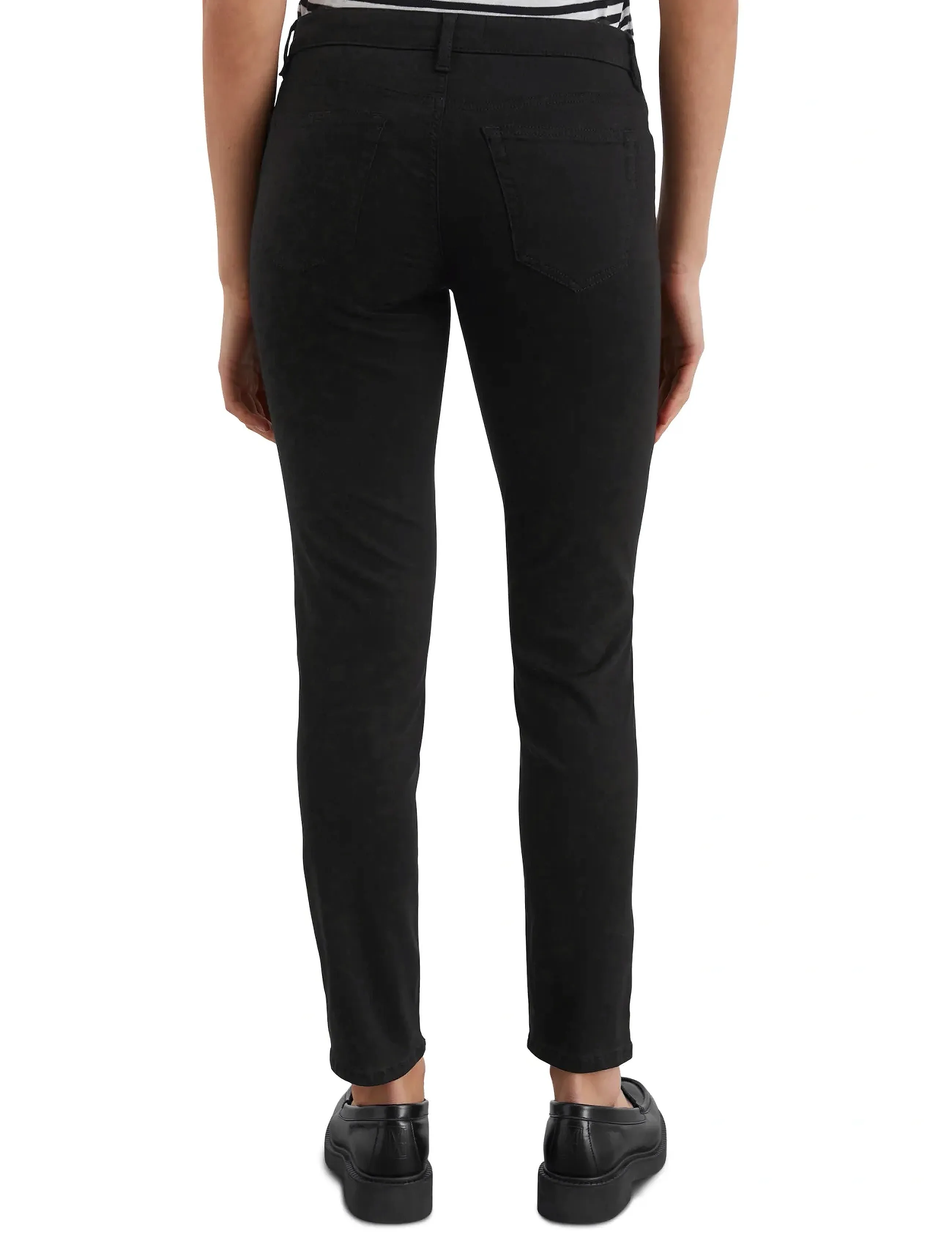 Marc O'Polo - WOVEN FIVE POCKETS - slim fit hosen - black - 2