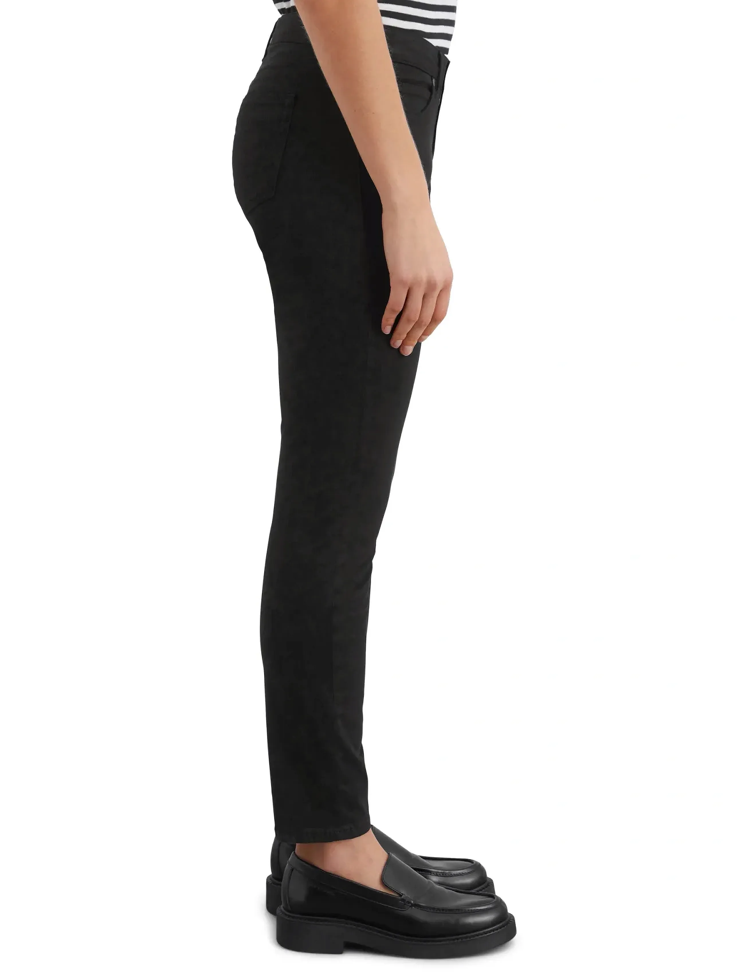Marc O'Polo - WOVEN FIVE POCKETS - slim fit hosen - black - 4