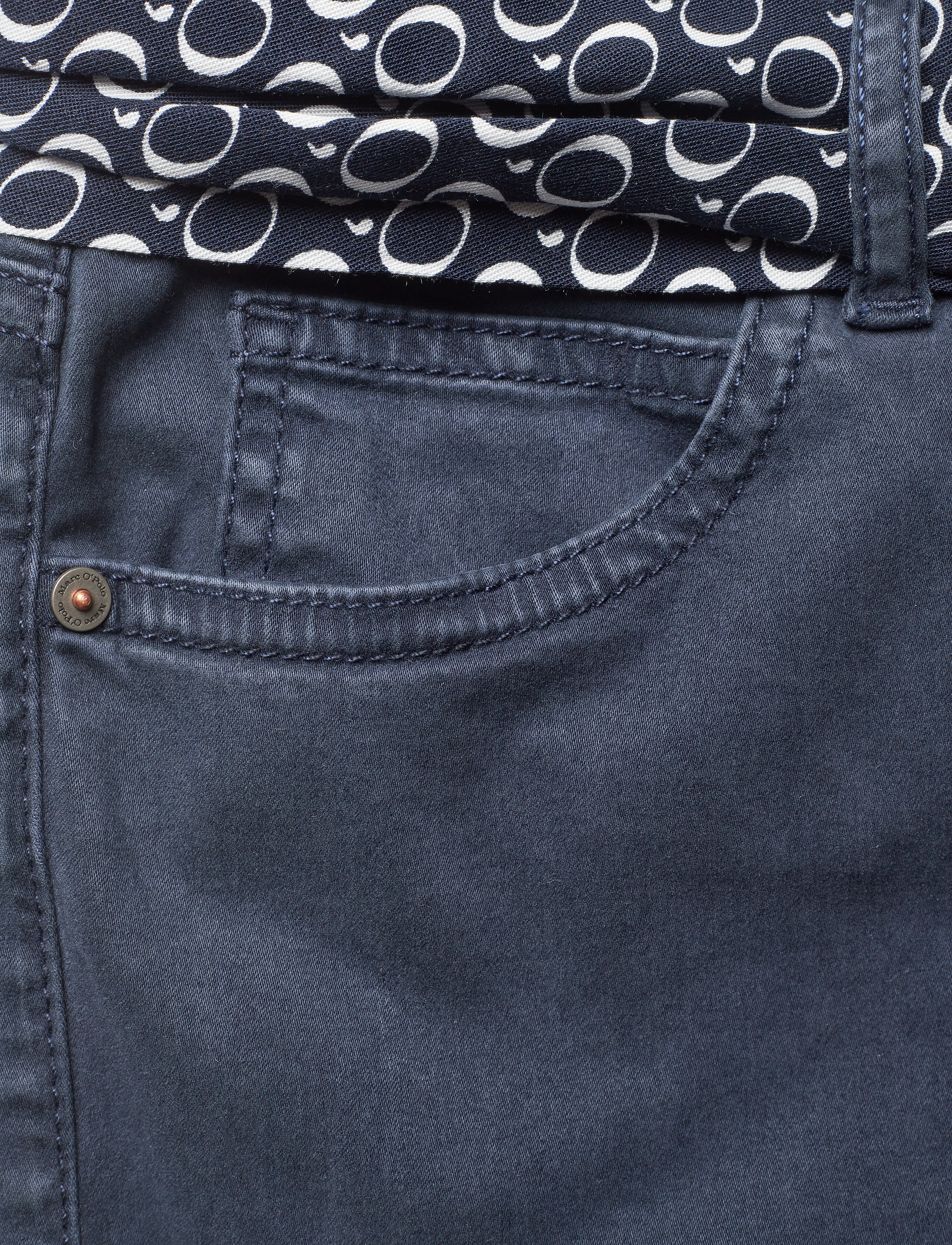 Marc O'Polo - WOVEN FIVE POCKETS - midnight blue - 3