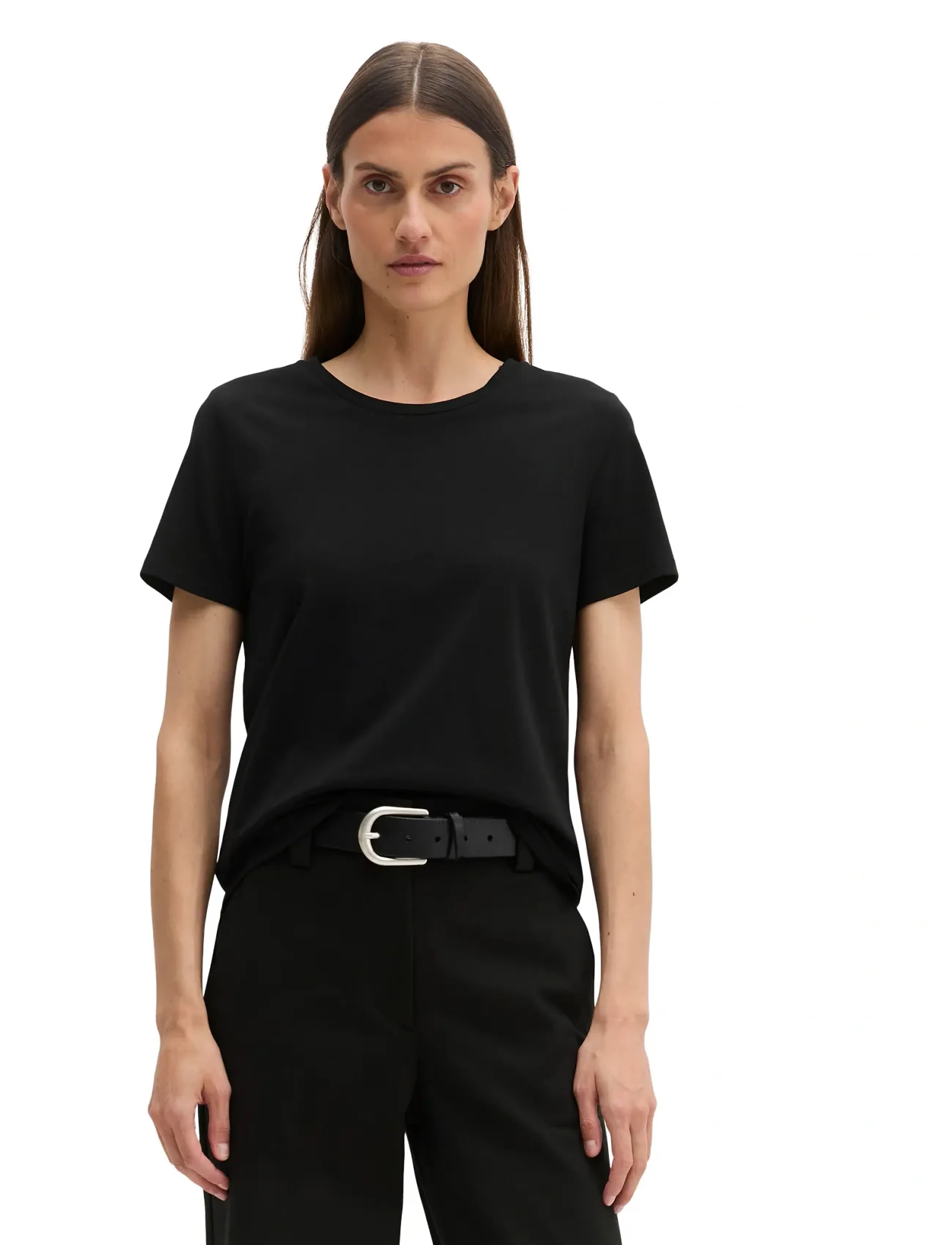 Marc O'Polo T-Shirts Short Sleeve, M, T-shirts & Oberteile, Schwarz - Short-sleeved, Frauen