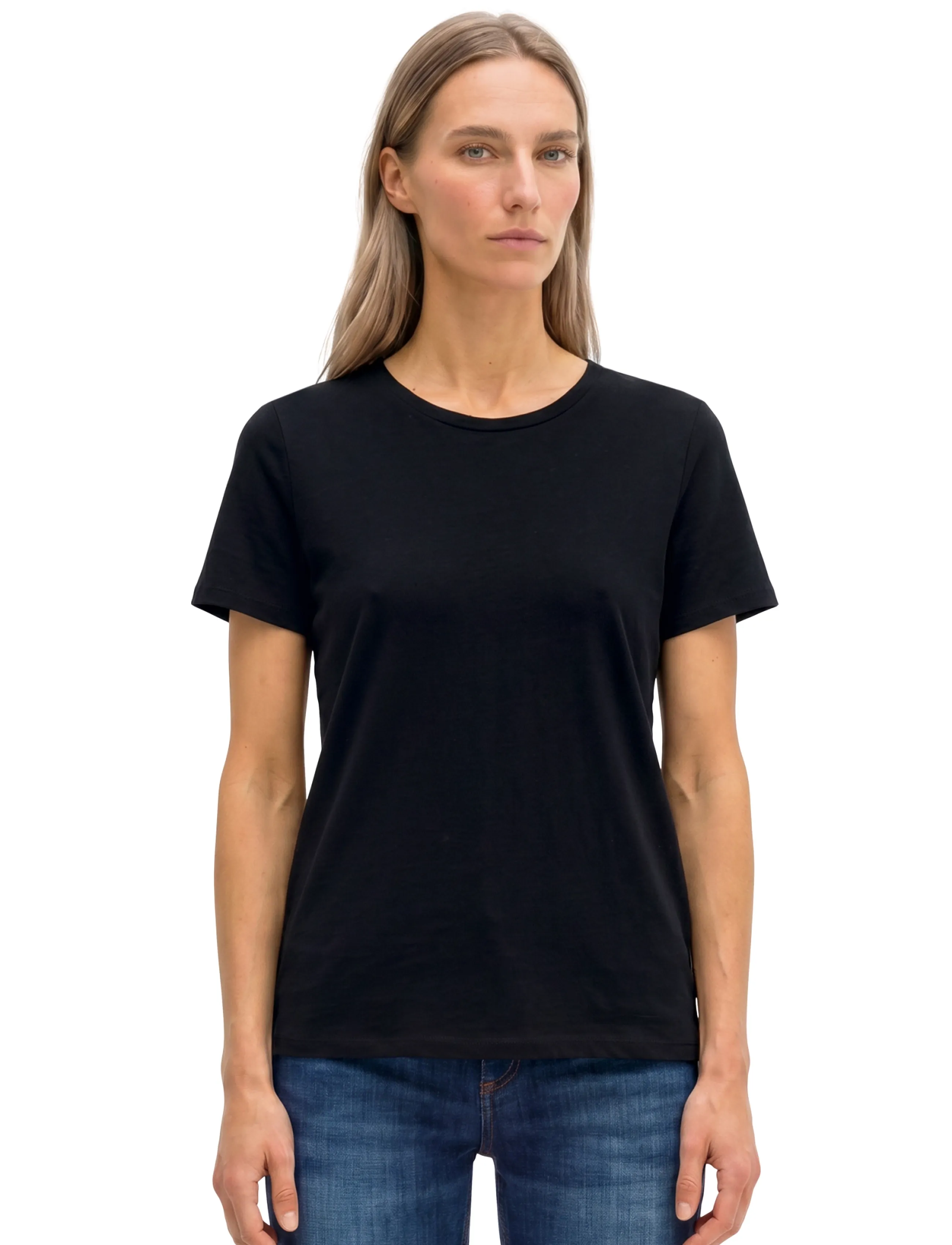 Marc O'Polo T-SHIRTS SHORT SLEEVE - T-shirts & Toppe - BLACK / black