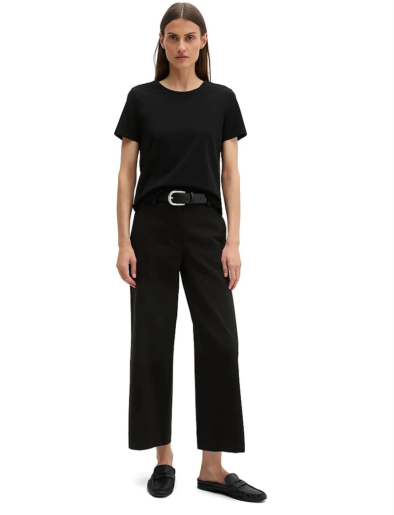Marc O'Polo - T-SHIRTS SHORT SLEEVE - stuttermarbolir - black - 4