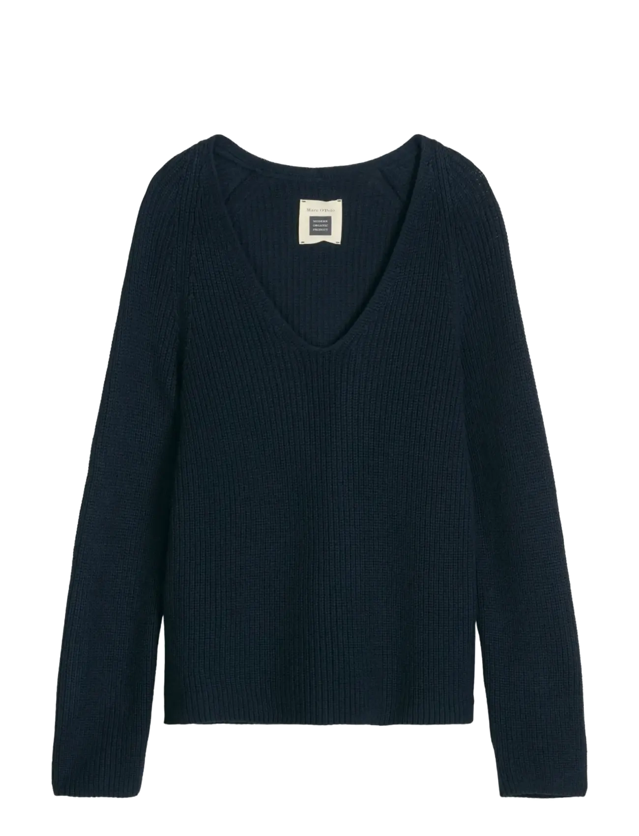 Marc O'Polo PULLOVER LONG SLEEVE - Striktrøjer - NIGHT SKY / blue