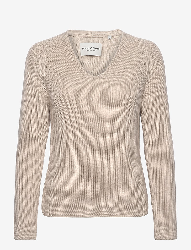Marc O'Polo - PULLOVER LONG SLEEVE - jumpers - sandy melange - 0