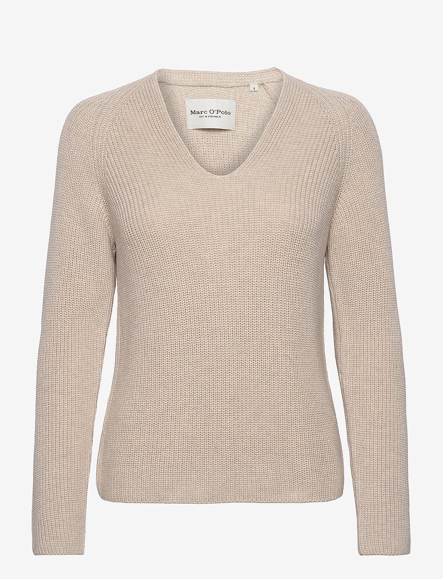 Marc O'Polo - PULLOVER LONG SLEEVE - peysur - sandy melange - 0