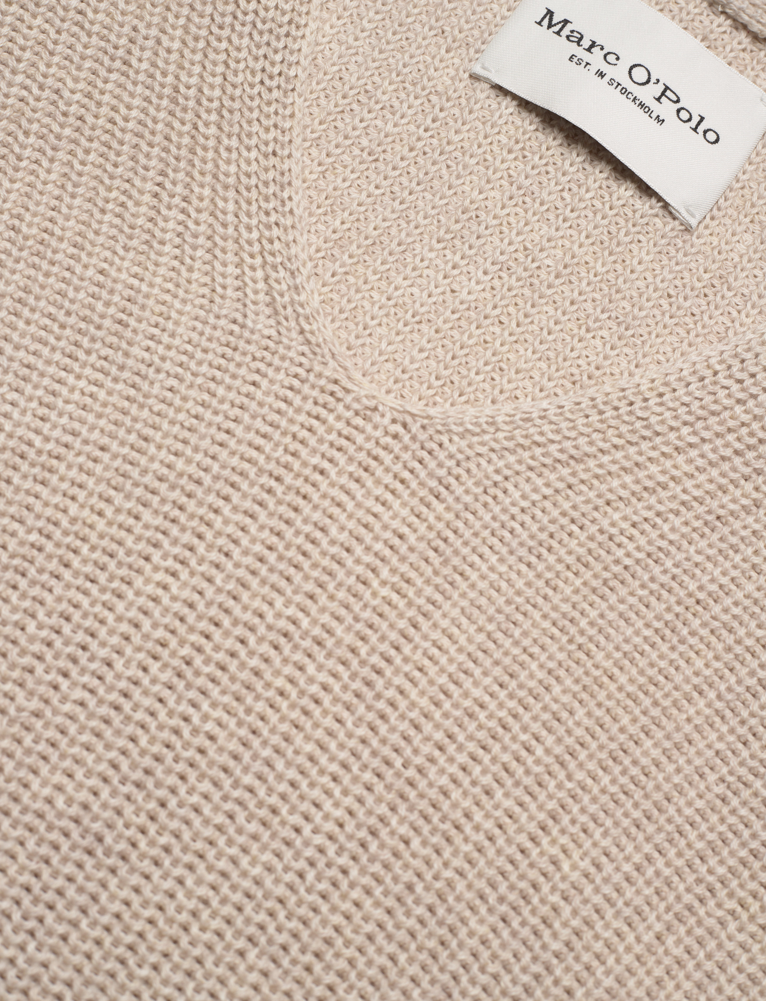 Marc O'Polo - PULLOVER LONG SLEEVE - swetry - sandy melange - 5