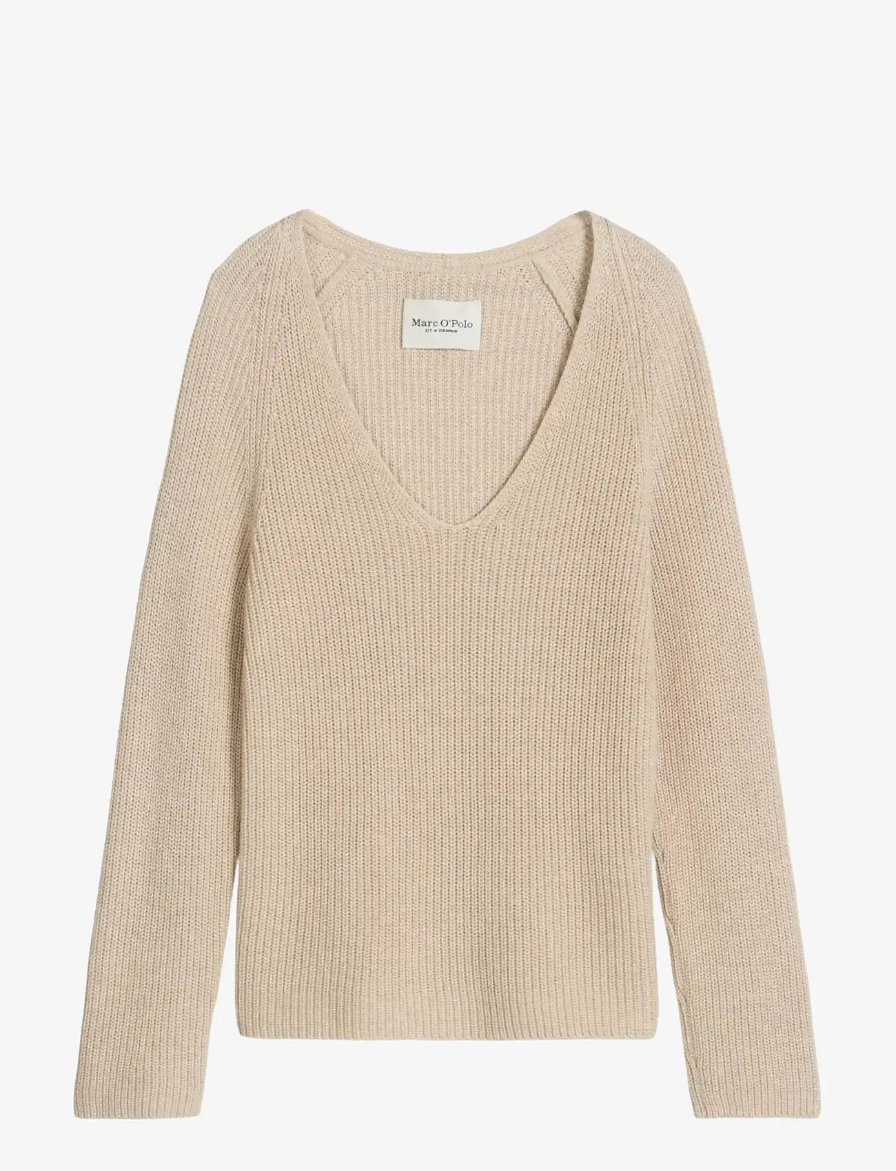 Marc O'Polo - PULLOVER LONG SLEEVE - jumpers - sandy melange - 1