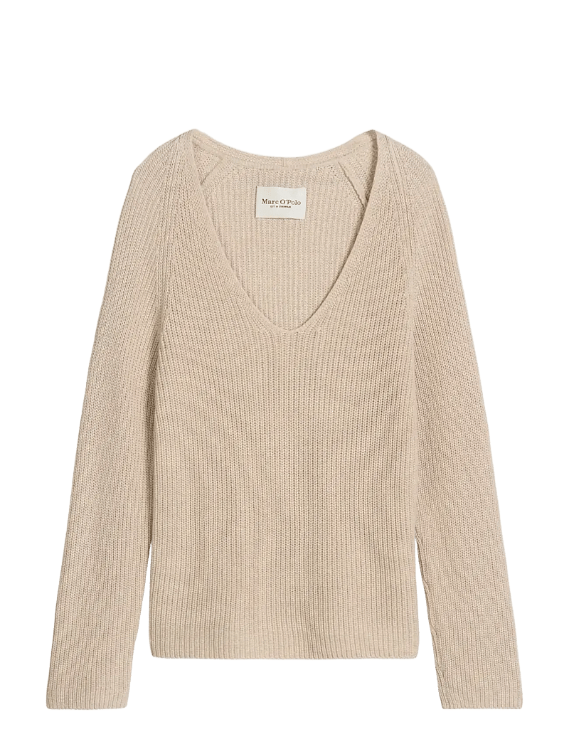 Marc O'Polo - PULLOVER LONG SLEEVE - jumpers - sandy melange - 1