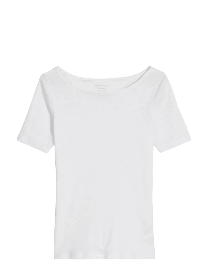 Marc O'Polo - T-SHIRTS SHORT SLEEVE - t-shirts - white - 1