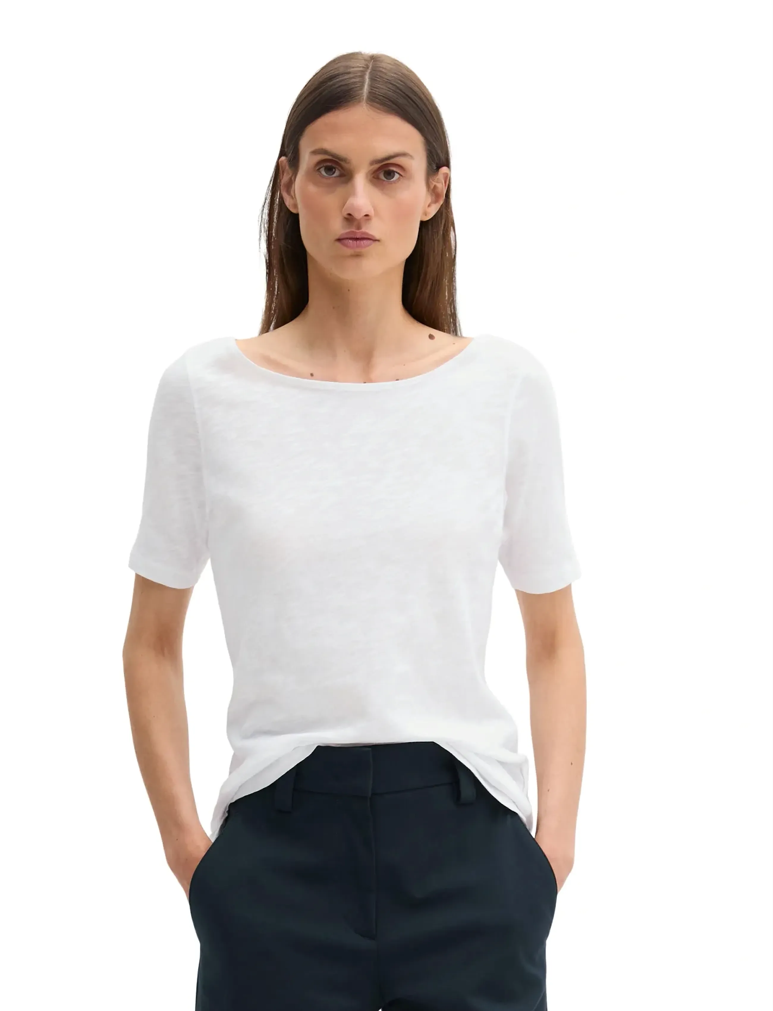 Marc O'Polo T-Shirts Short Sleeve, XXL, T-shirts & Oberteile, Weiß - Short-sleeved, Frauen
