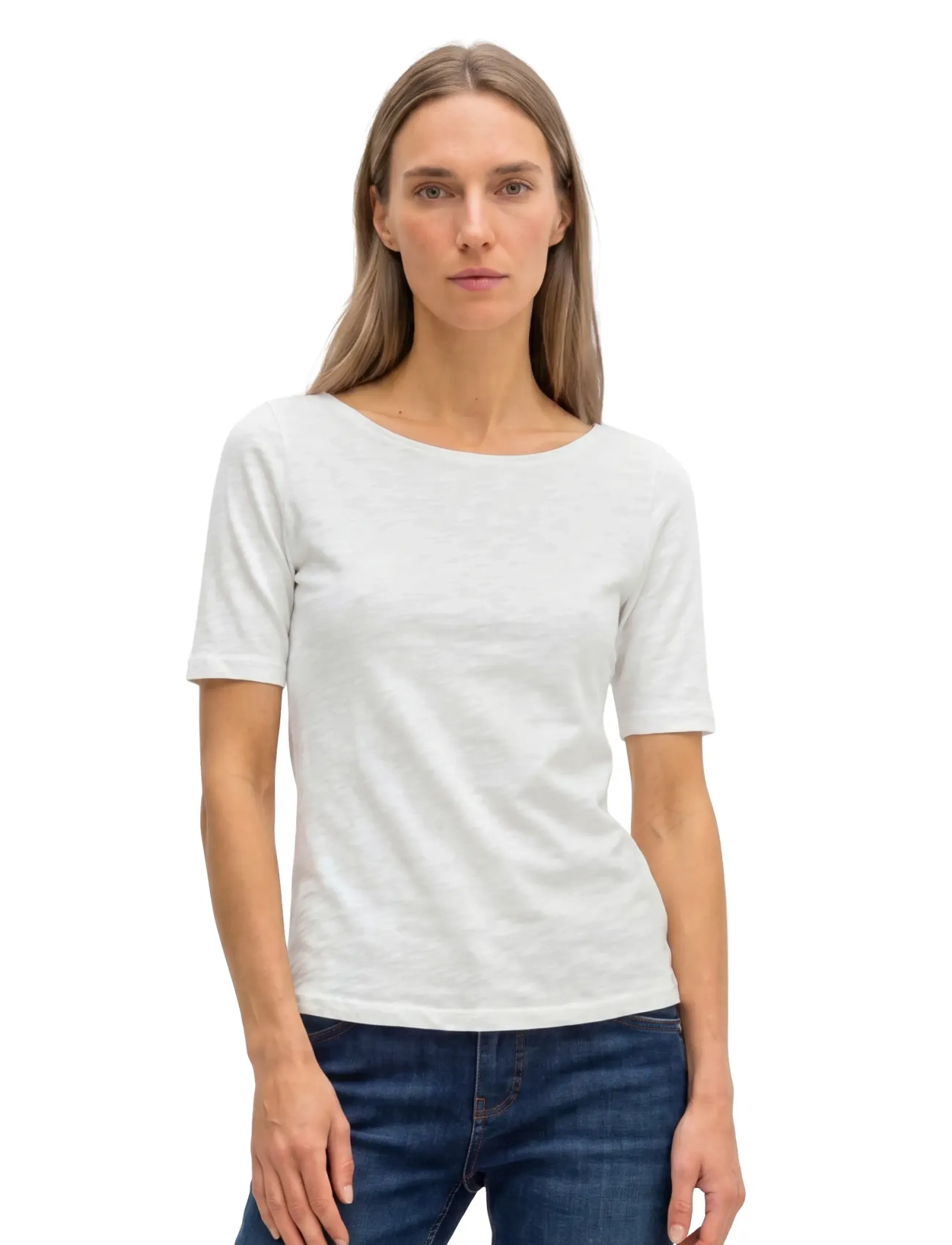 Marc O'Polo - T-SHIRTS SHORT SLEEVE - t-shirts - white - 0
