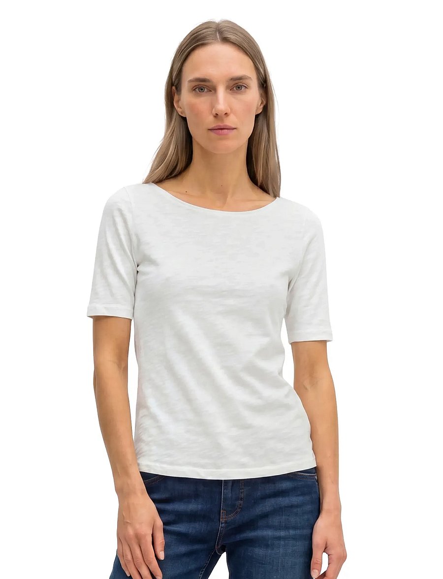 Marc O'Polo - T-SHIRTS SHORT SLEEVE - t-shirts - white - 0