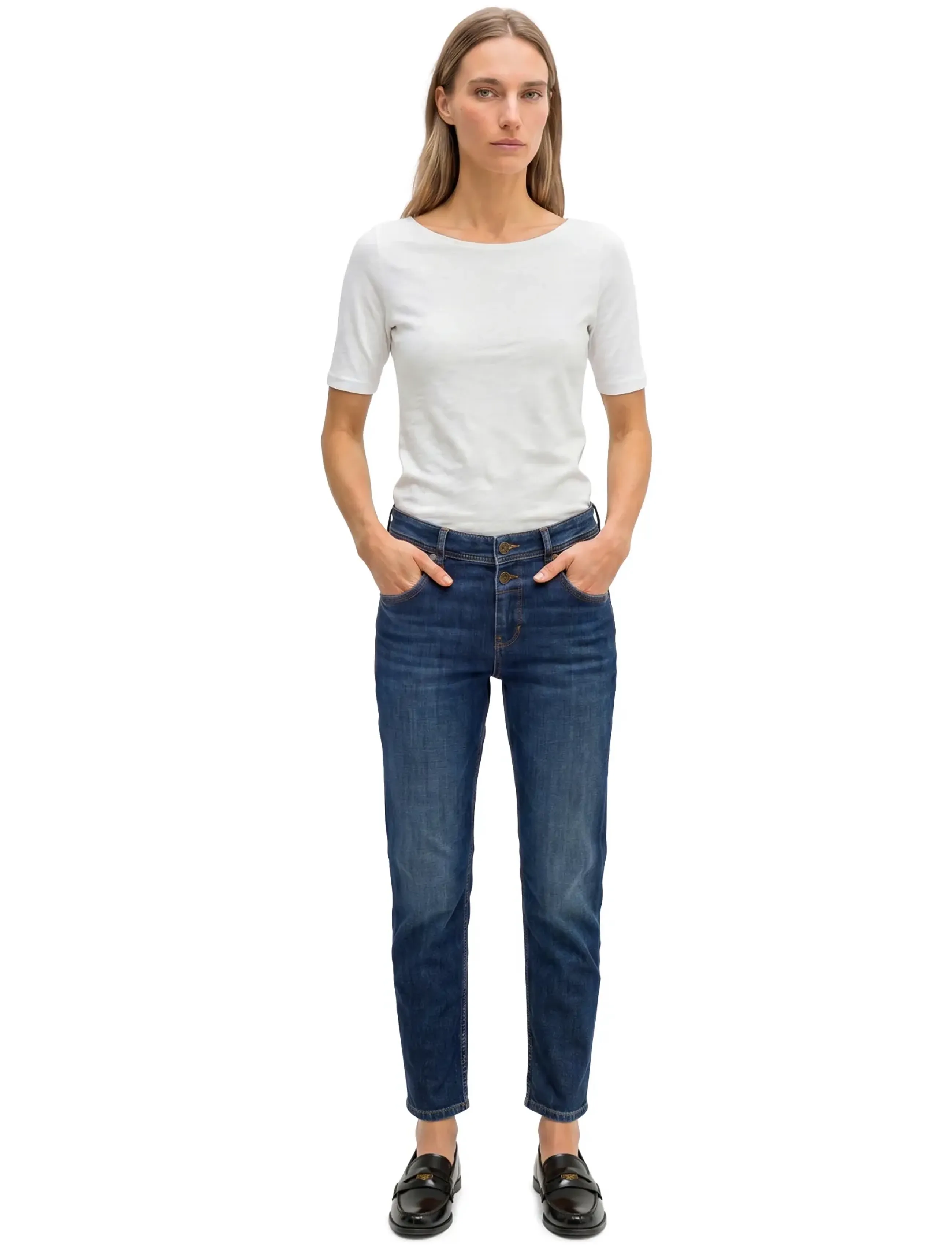 Marc O'Polo - T-SHIRTS SHORT SLEEVE - t-shirts - white - 4