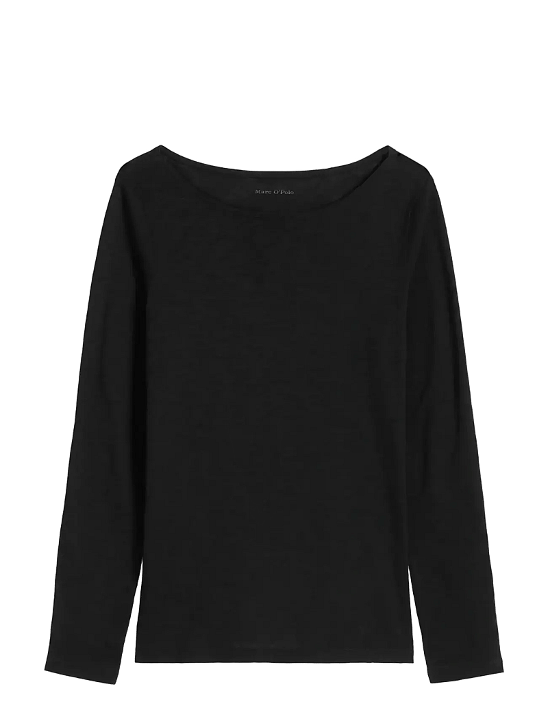 Marc O'Polo - T-SHIRTS LONG SLEEVE - pitkähihaiset t-paidat - black - 1
