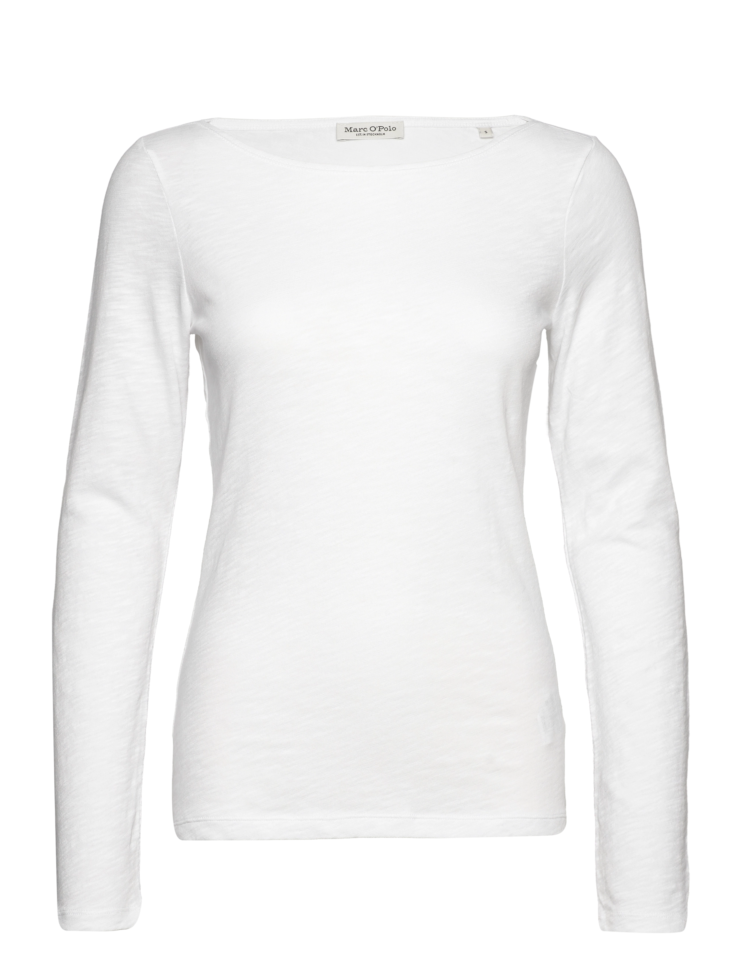 Marc O'Polo T-SHIRTS LONG SLEEVE - Põhirõivad - WHITE / white
