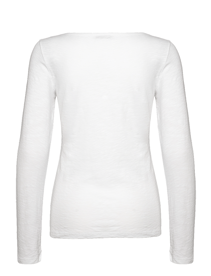 Marc O'Polo - T-SHIRTS LONG SLEEVE - langärmlige tops - white - 2