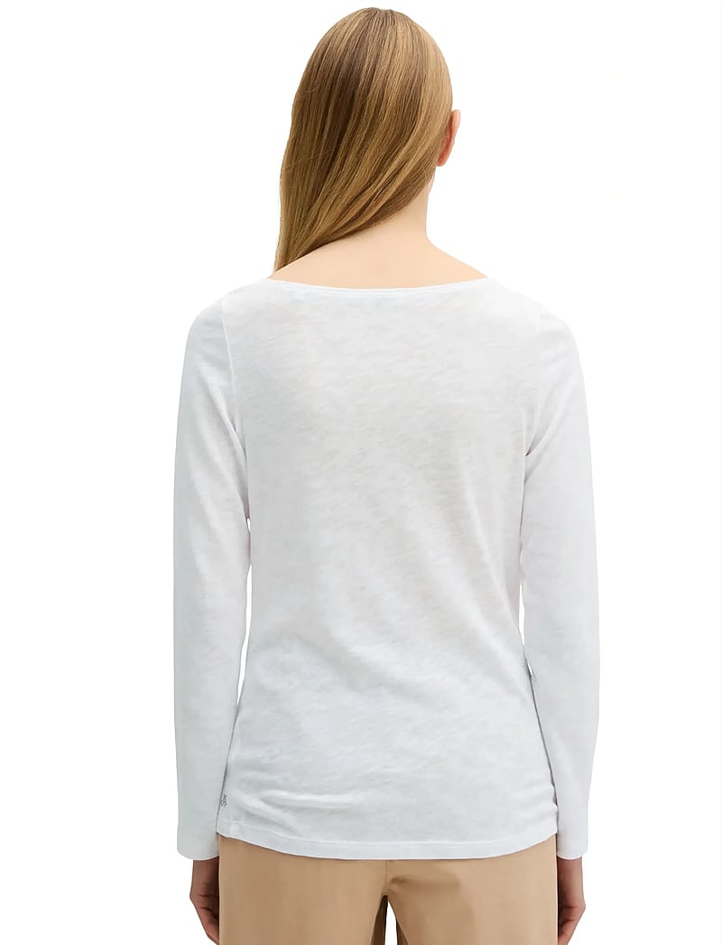 Marc O'Polo - T-SHIRTS LONG SLEEVE - langærmede toppe - white - 3
