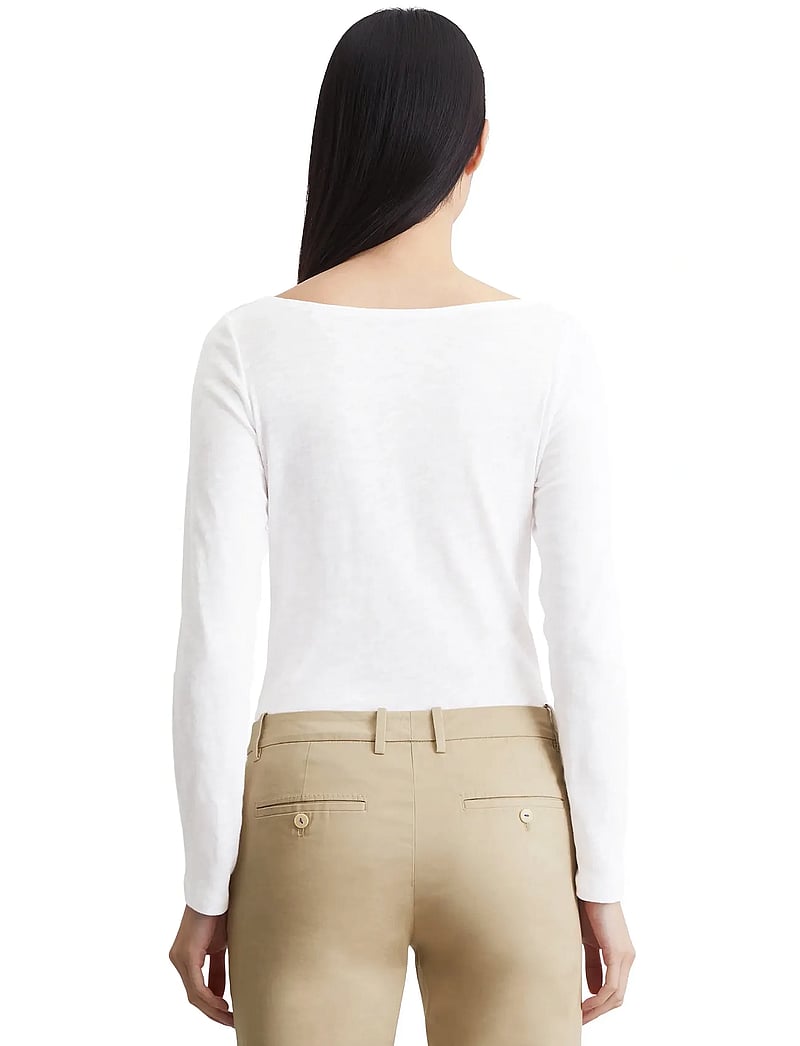 Marc O'Polo - T-SHIRTS LONG SLEEVE - långärmade toppar - white - 3