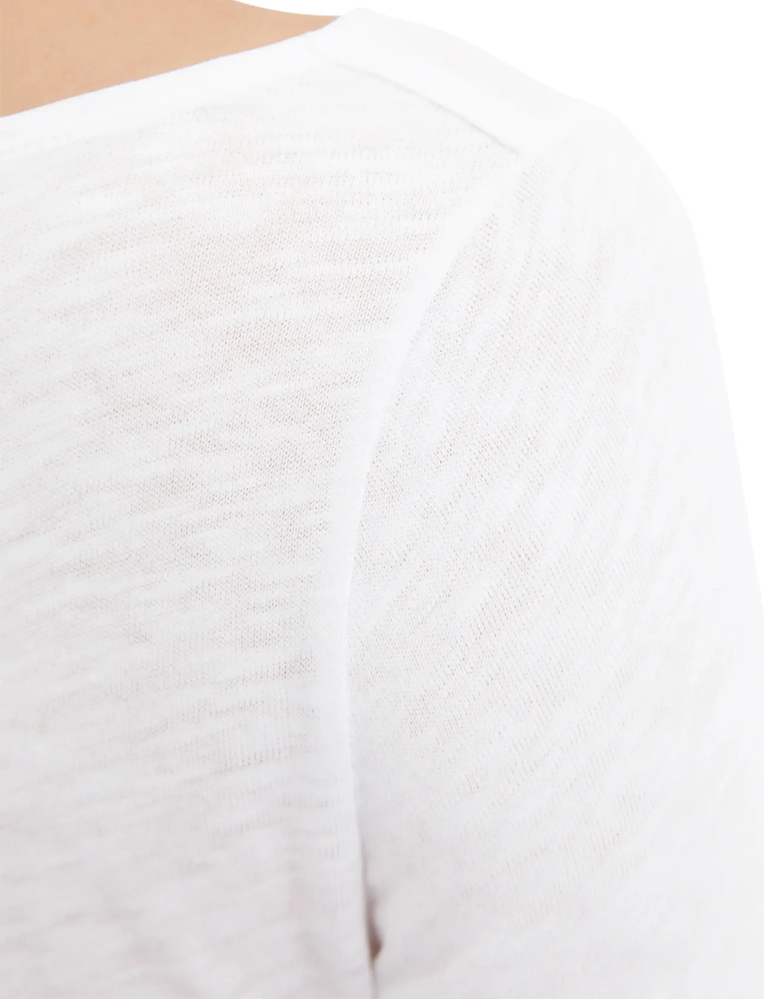 Marc O'Polo - T-SHIRTS LONG SLEEVE - langärmlige tops - white - 4