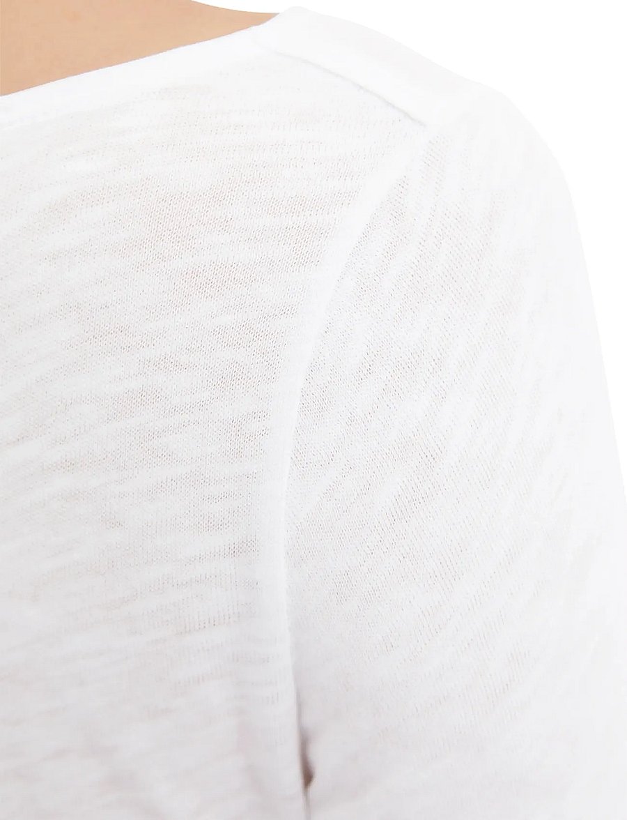 Marc O'Polo - T-SHIRTS LONG SLEEVE - langärmlige tops - white - 4