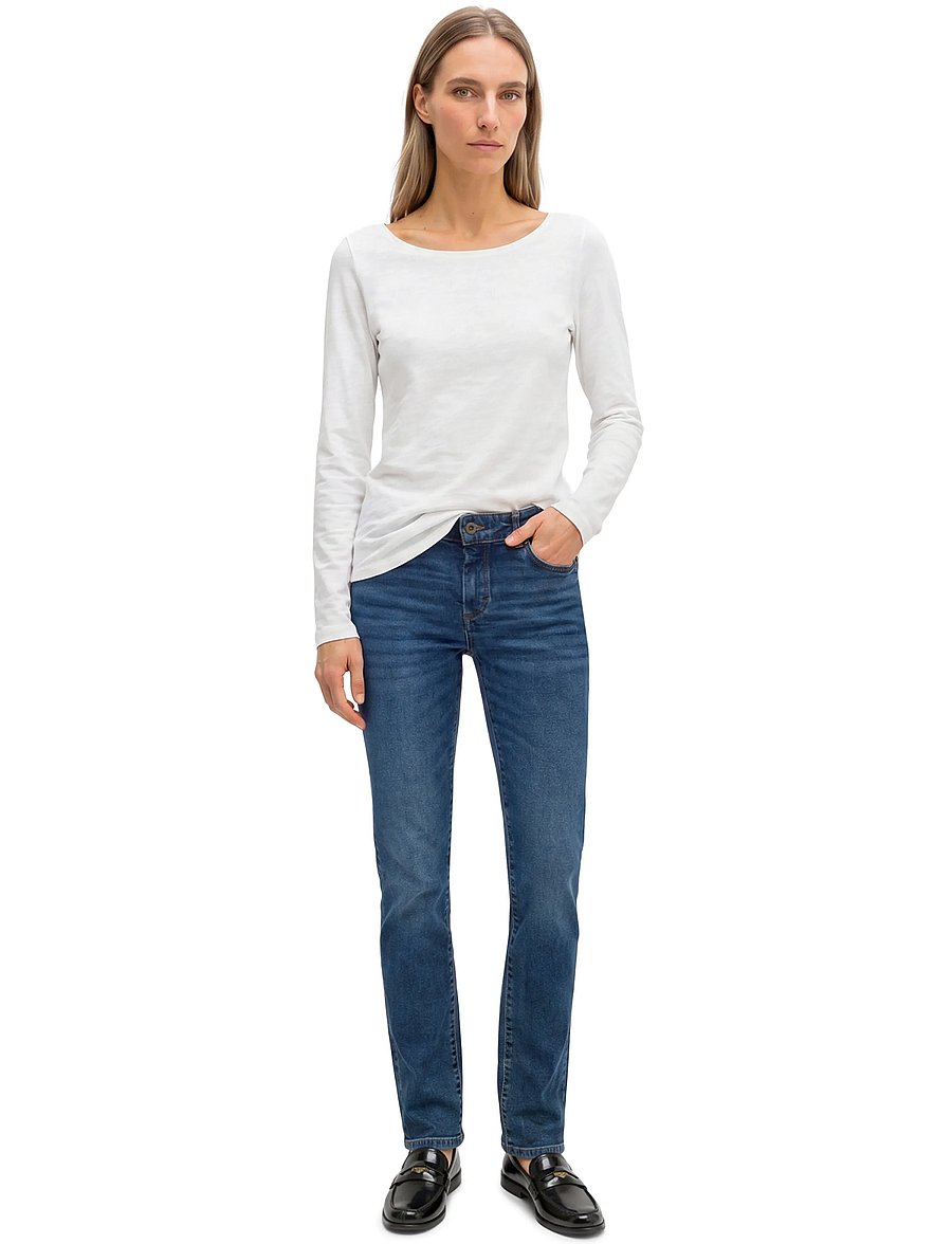 Marc O'Polo - T-SHIRTS LONG SLEEVE - langærmede toppe - white - 5