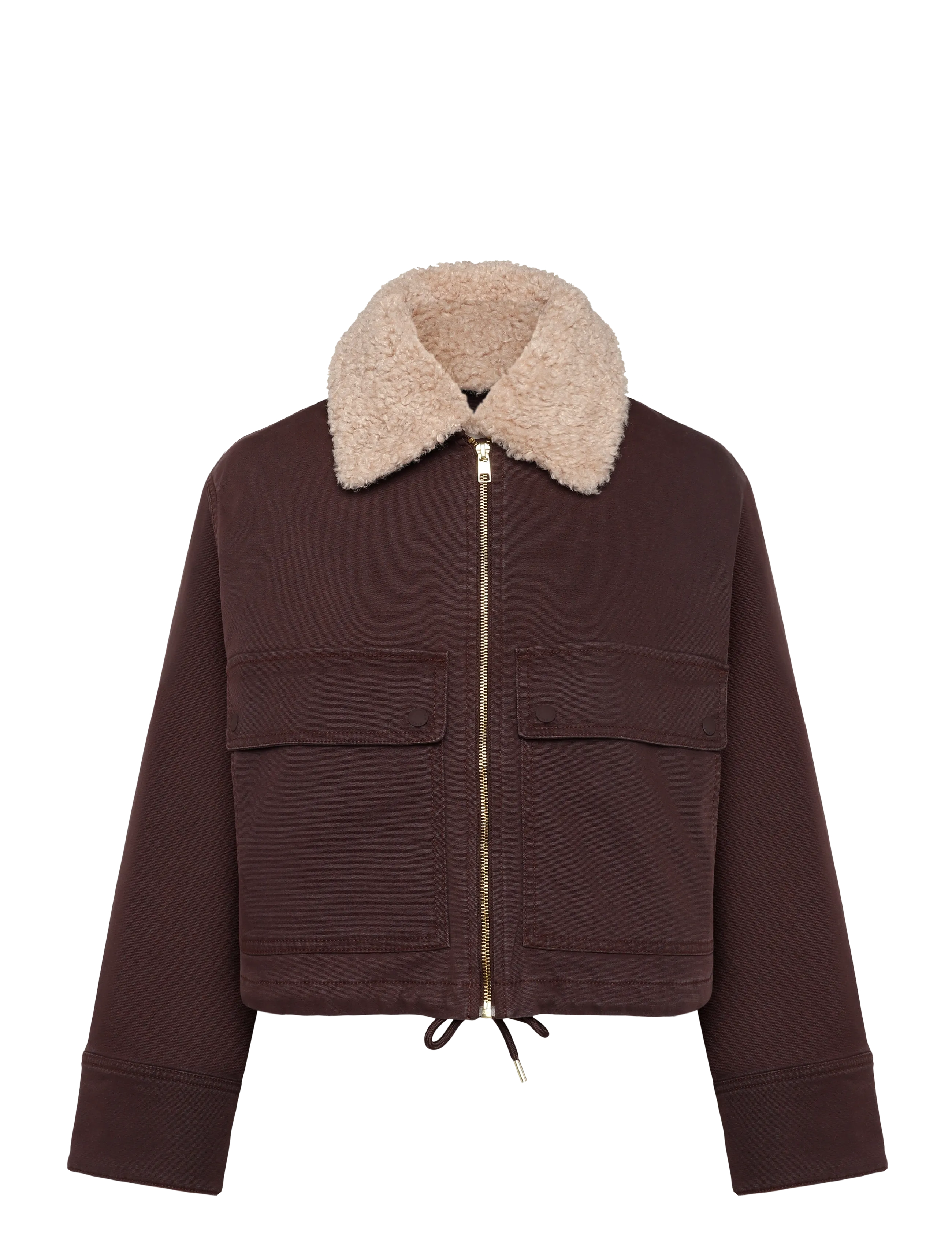 MARC O'POLO Woven Outdoor Jacken, Gefüttert Barn Braun - XL - Damen