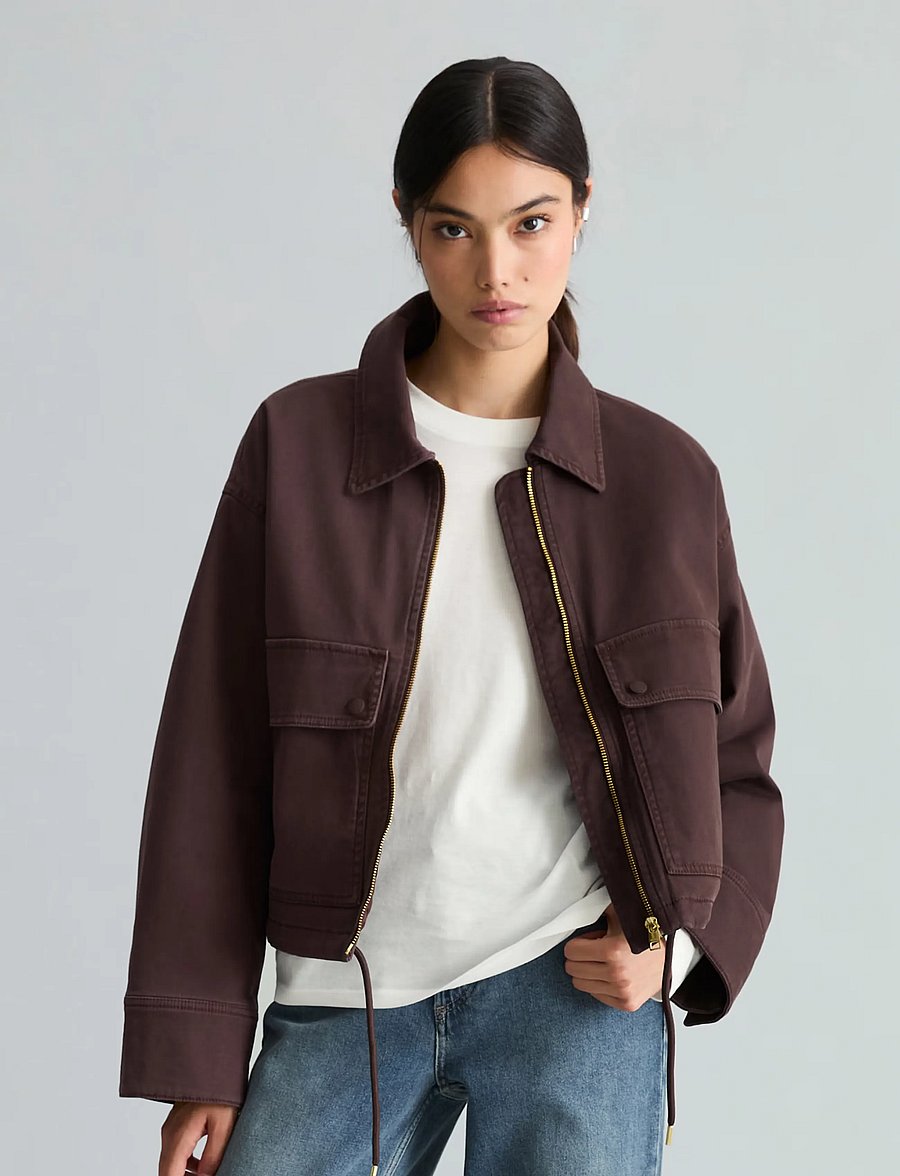 Marc O'Polo - Woven Outdoor Jackets, Padded Barn - vinterjackor - espresso brown - 0