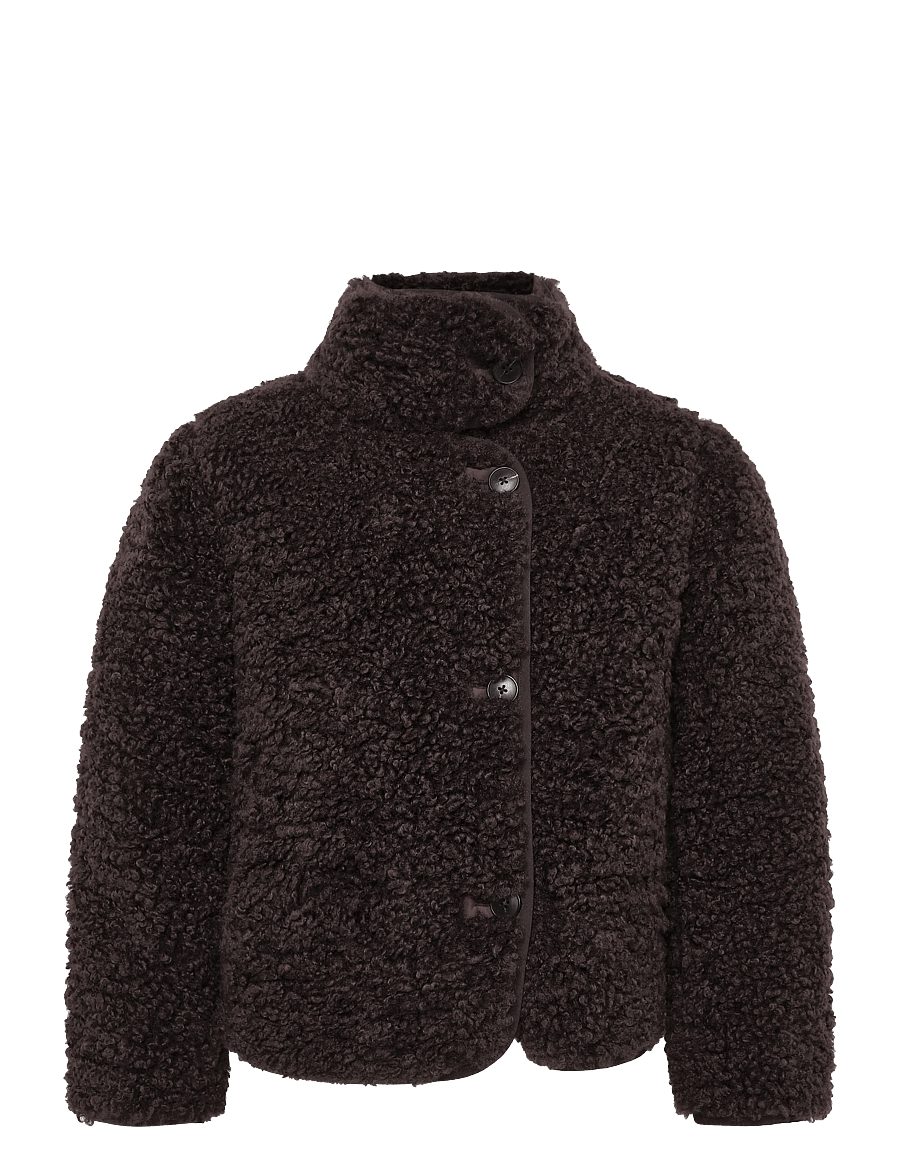 Marc O'Polo - Woven Outdoor Jackets, Teddy Jacket - faux fur jakker - espresso brown - 1