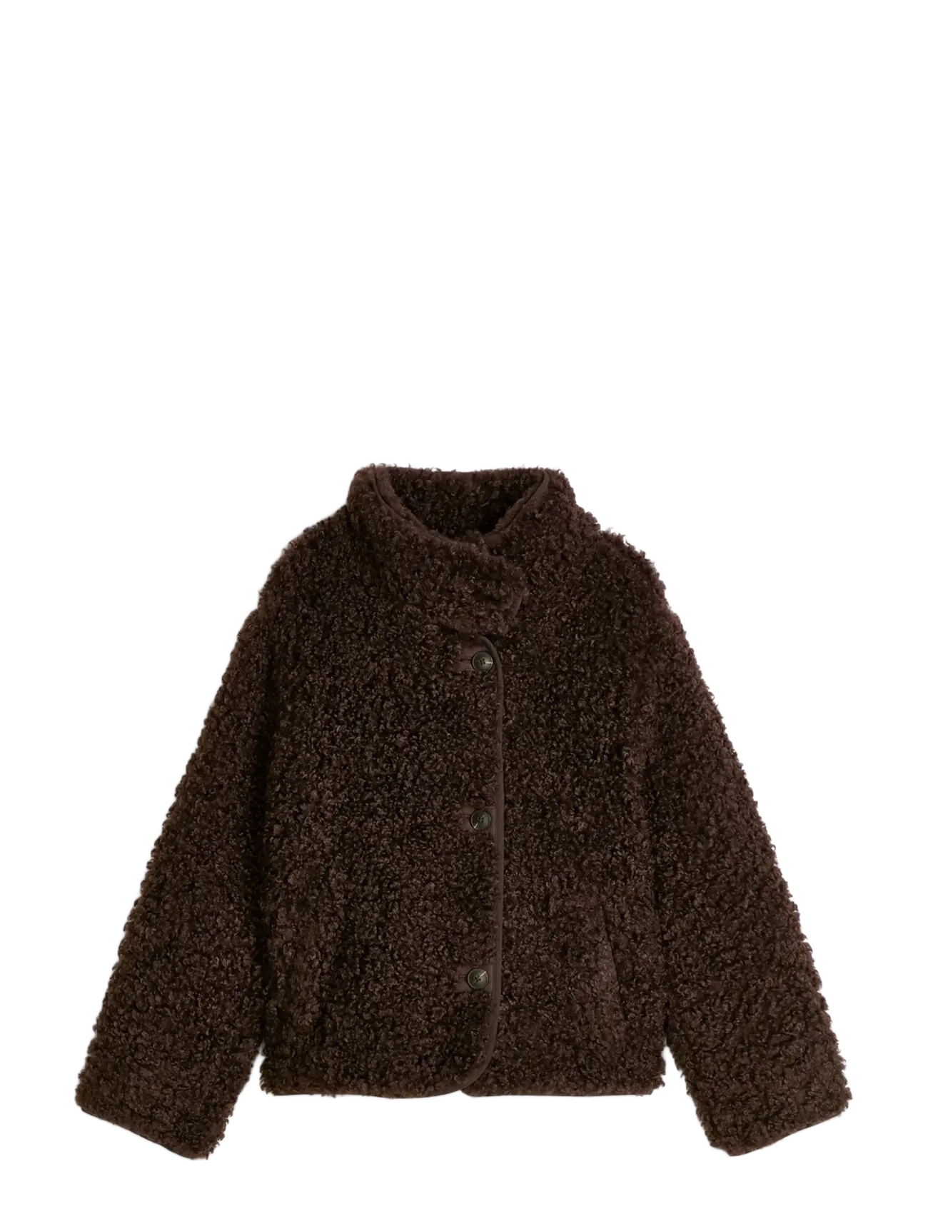 Marc O'Polo - Woven Outdoor Jackets, Teddy Jacket - kunstpelz - espresso brown - 1