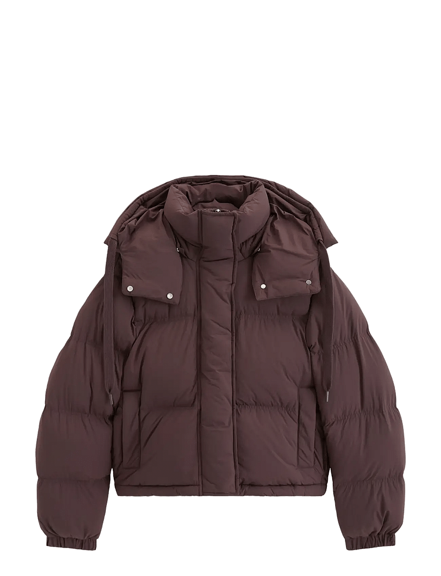 Marc O'Polo - Woven Outdoor Jackets, Short Down Jacket - espresso brown - 1