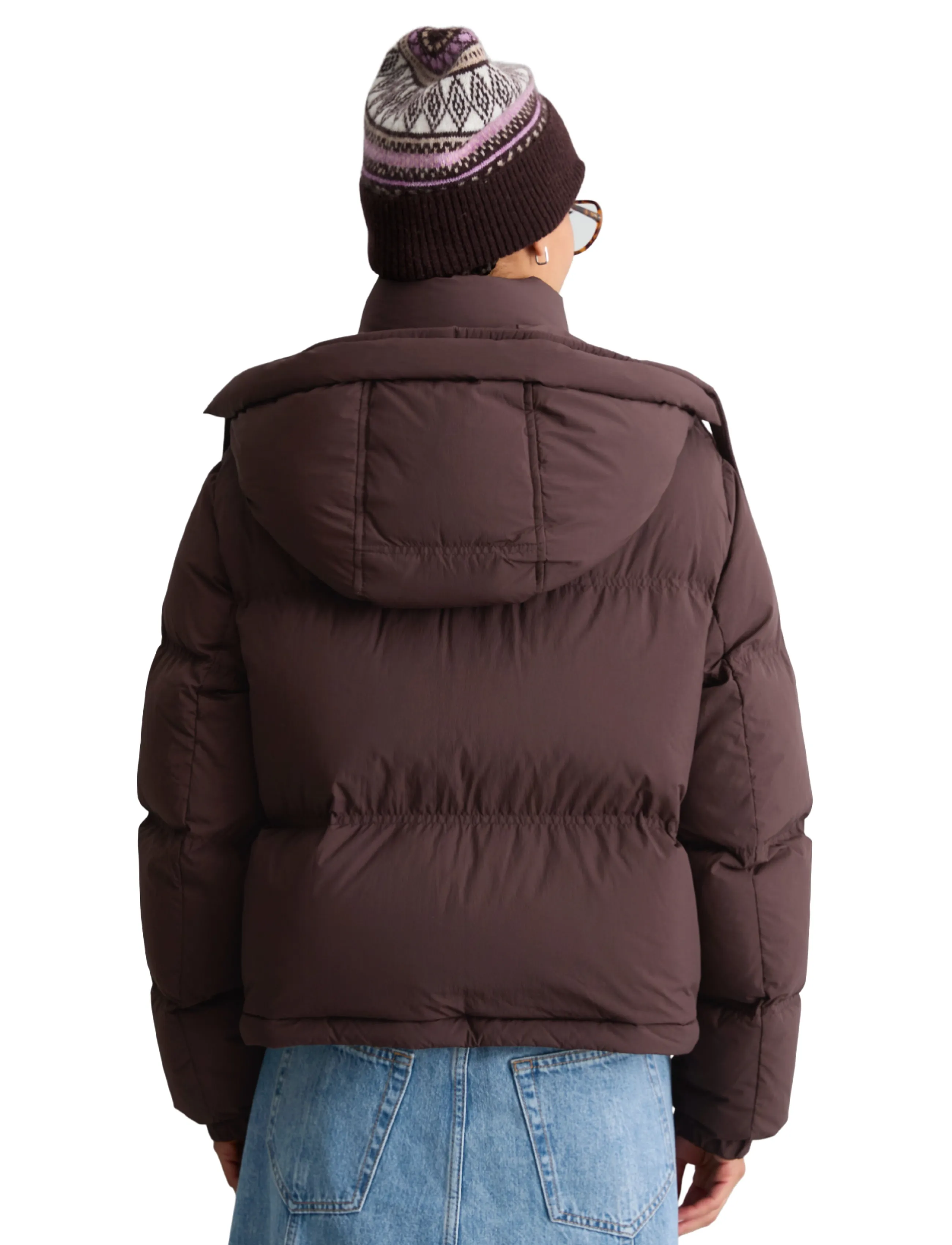 Marc O'Polo - Woven Outdoor Jackets, Short Down Jacket - espresso brown - 2