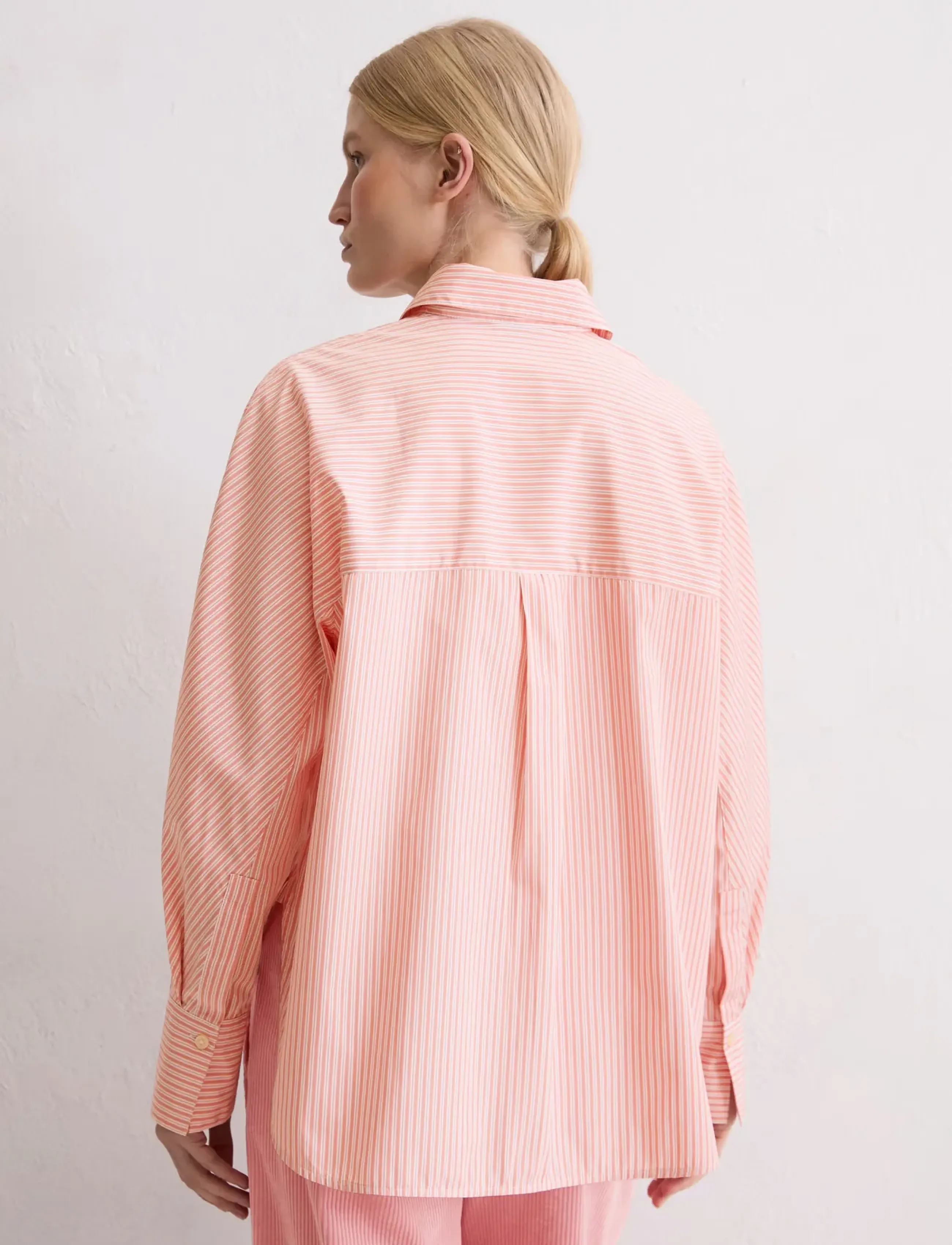 Marc O'Polo - Woven Blouses Longsleeve - långärmade blusar - medium pink_multi_01 - 2