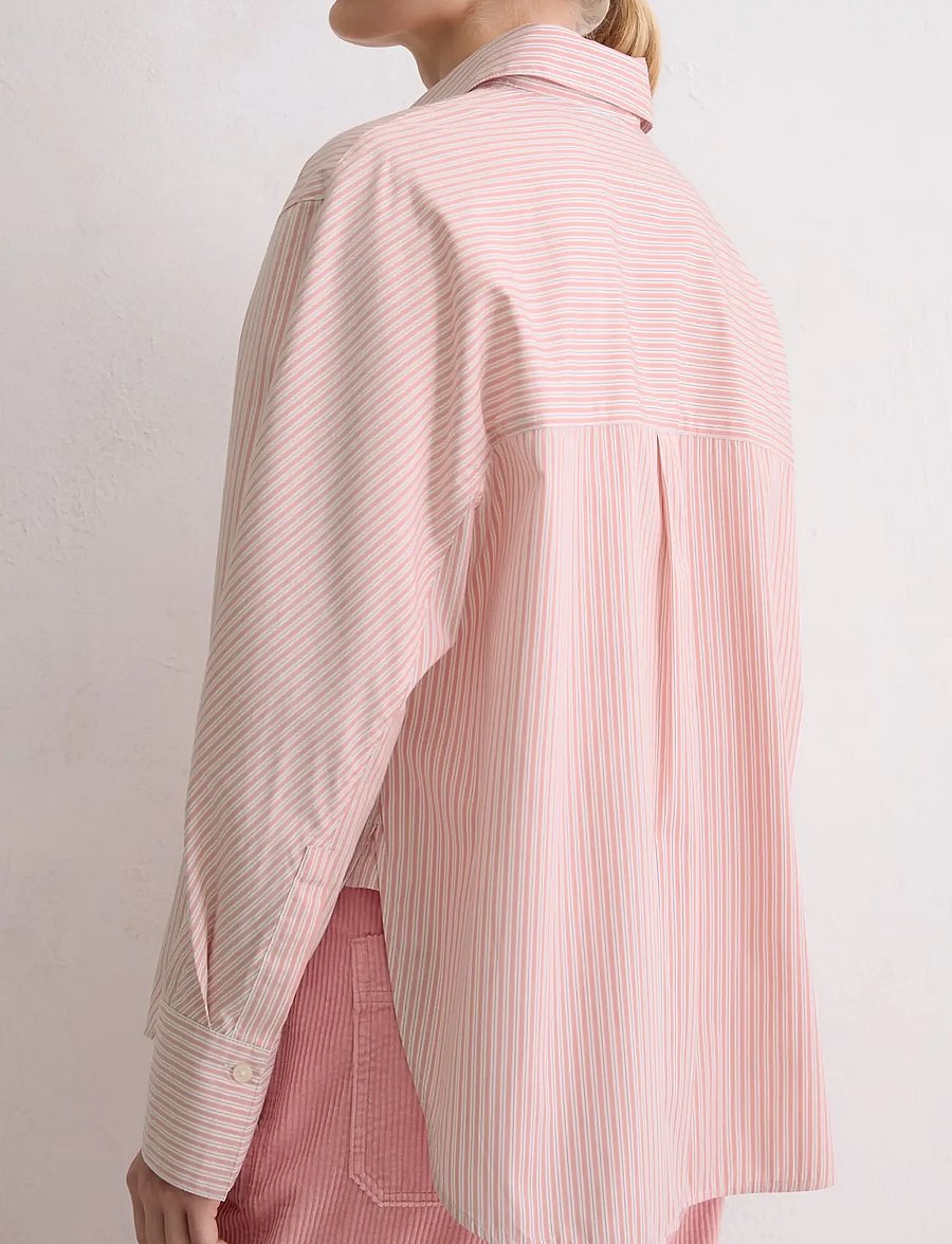 Marc O'Polo - Woven Blouses Longsleeve - langærmede bluser - medium pink_multi_01 - 3