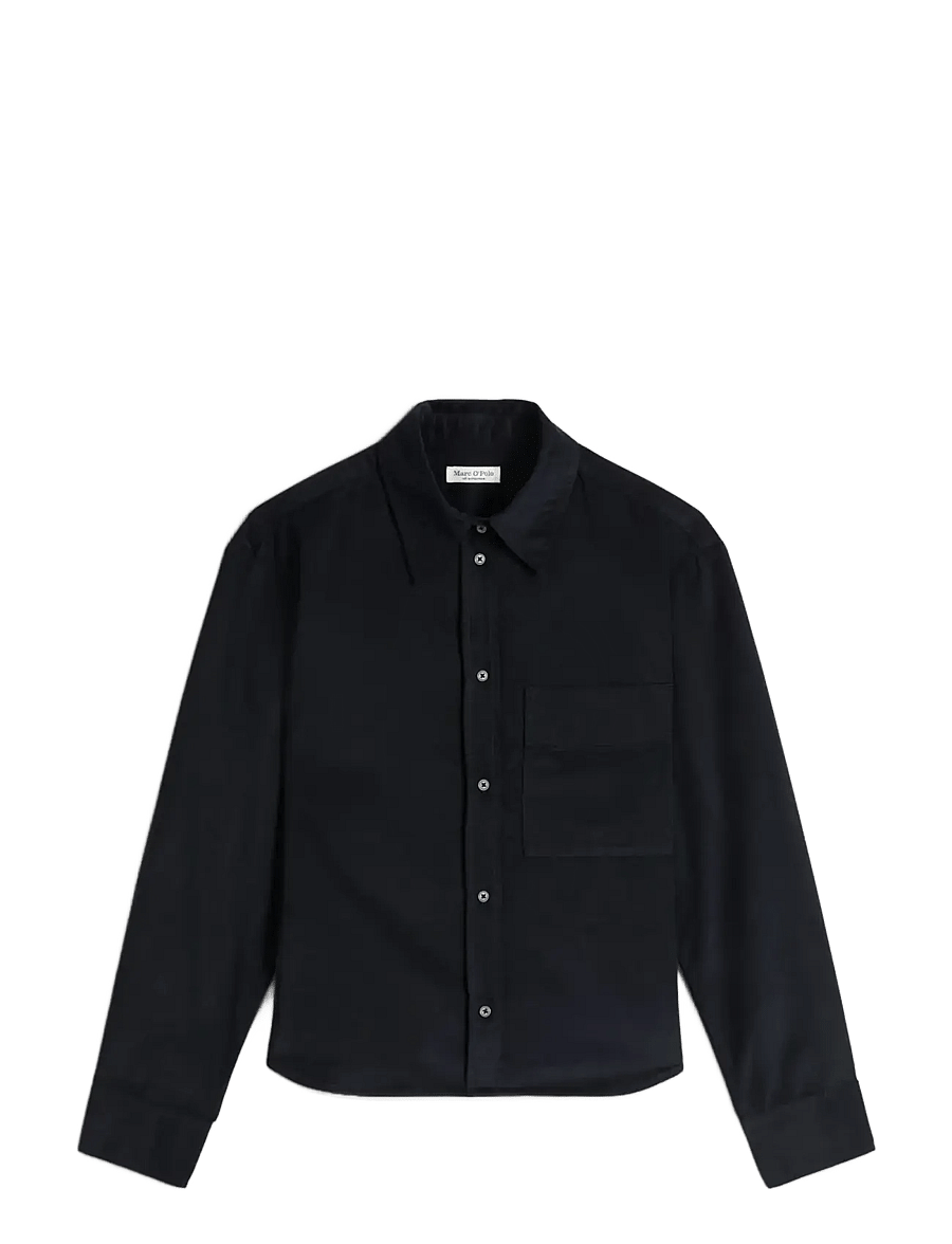 Marc O'Polo - Woven Blouses Longsleeve - langärmlige blusen - deep night blue - 1