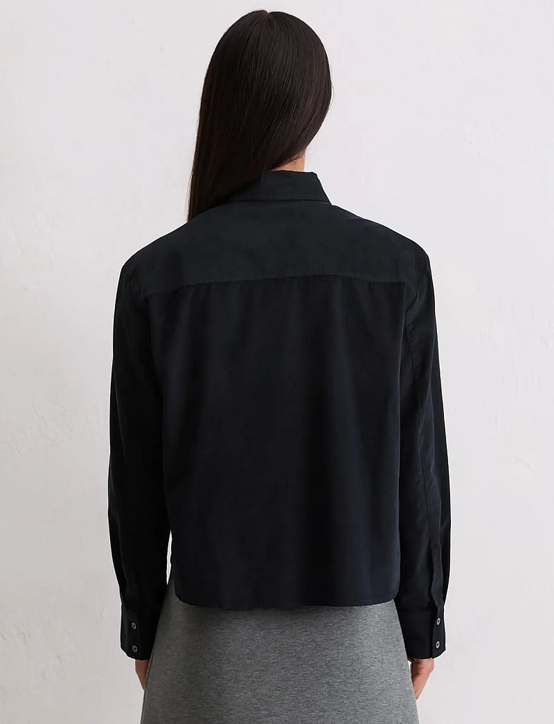 Marc O'Polo - Woven Blouses Longsleeve - long sleeved blouses - deep night blue - 2