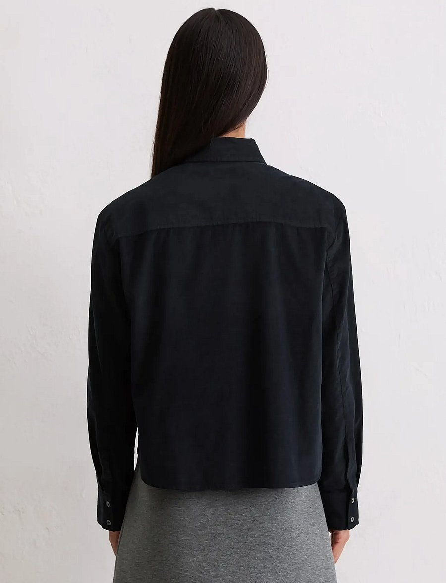 Marc O'Polo - Woven Blouses Longsleeve - long sleeved blouses - deep night blue - 2