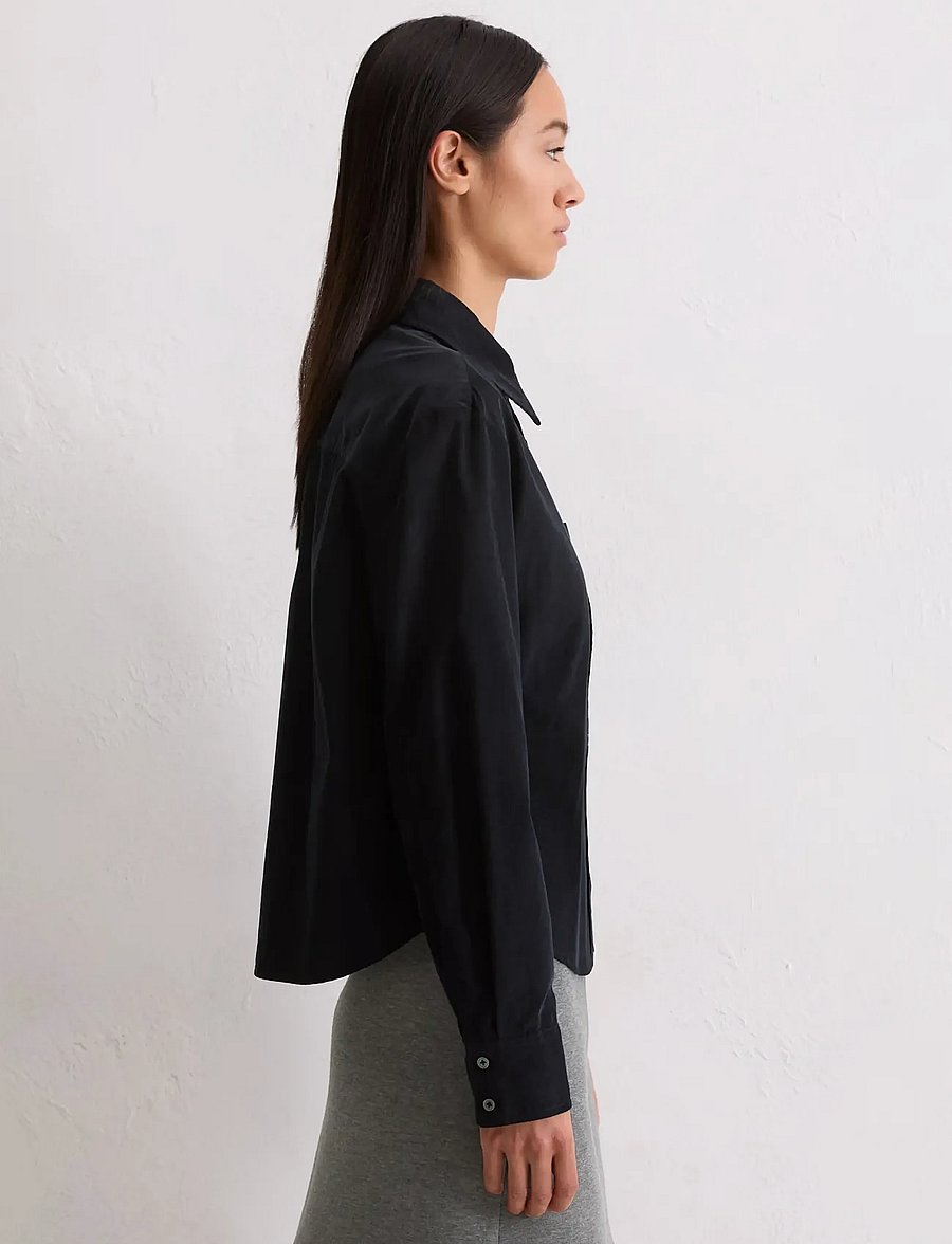 Marc O'Polo - Woven Blouses Longsleeve - langärmlige blusen - deep night blue - 4