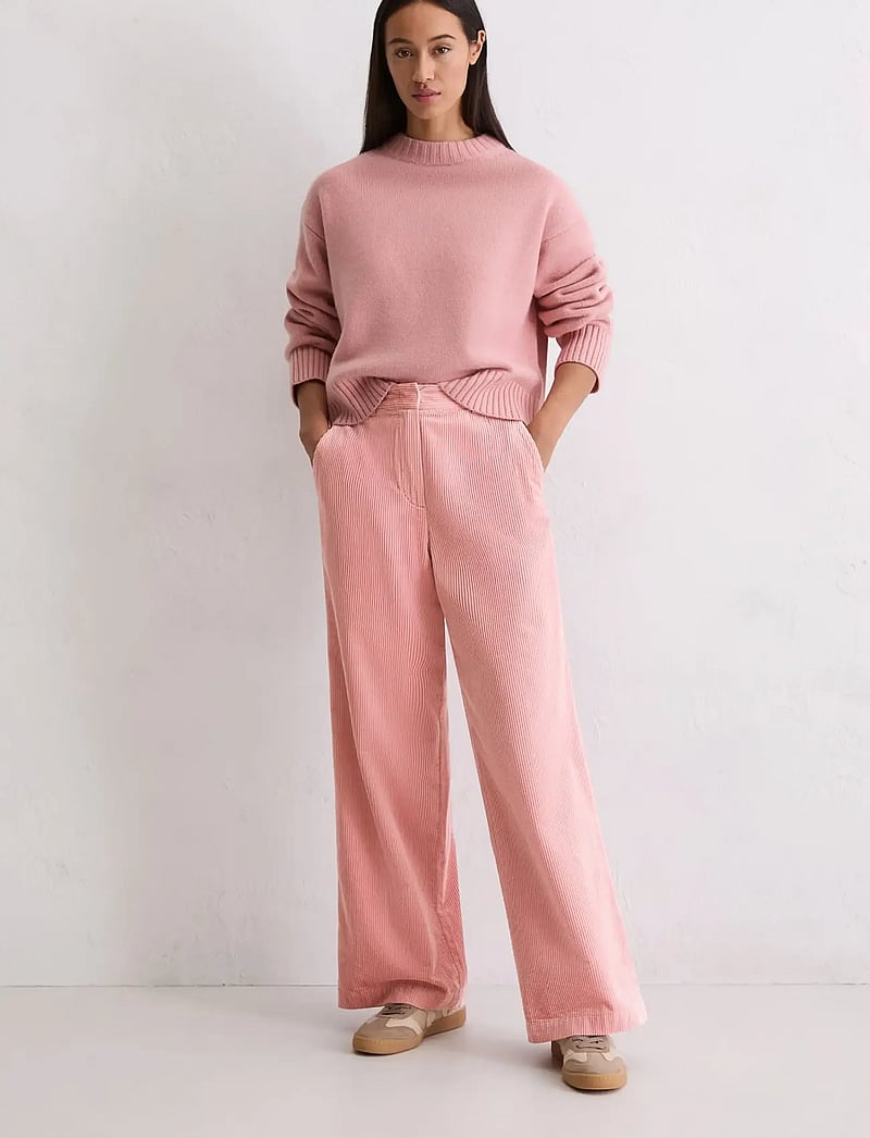 Marc O'Polo - Woven Pants - wide leg trousers - natural rose - 5