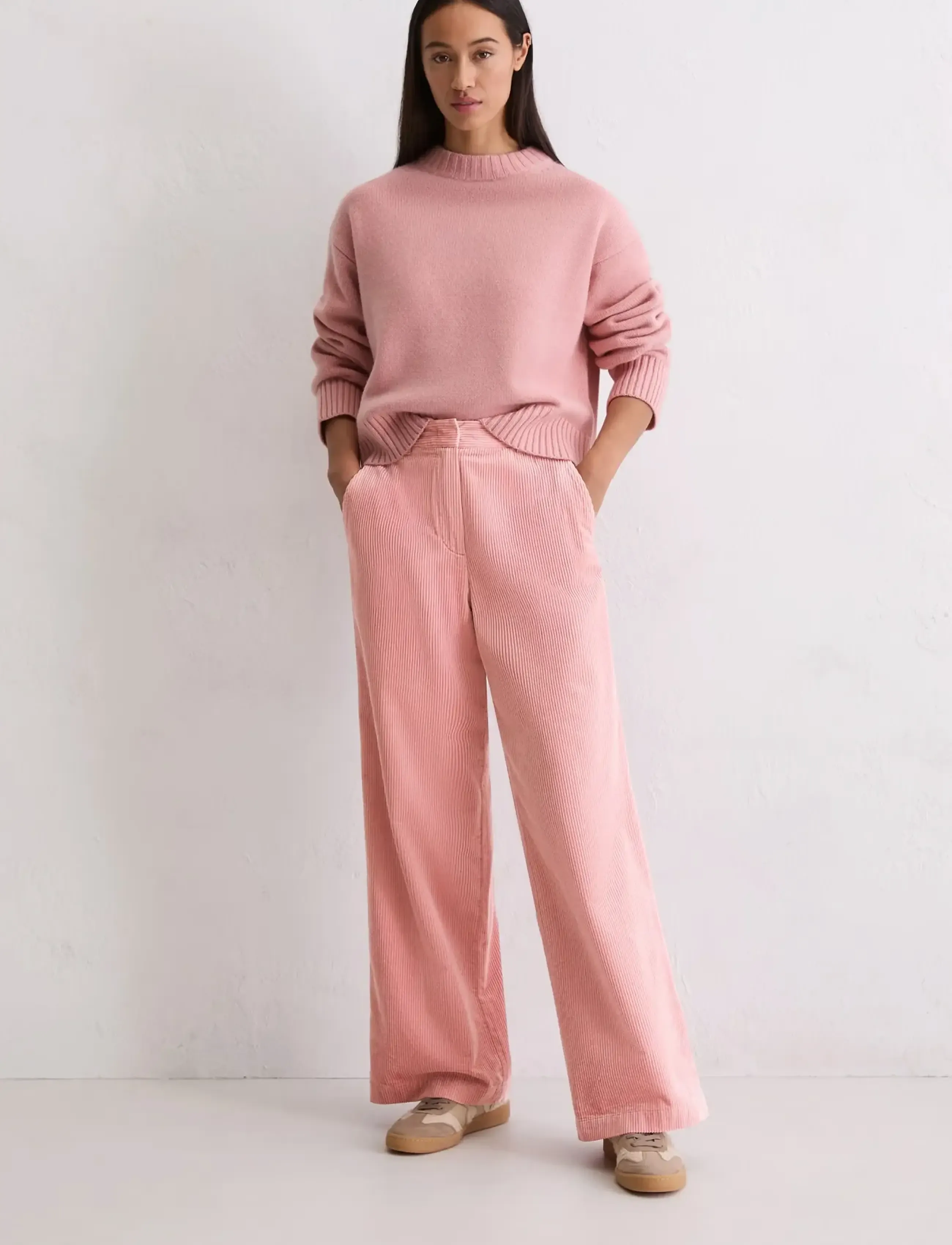 Marc O'Polo - Woven Pants - laia säärega püksid - natural rose - 5