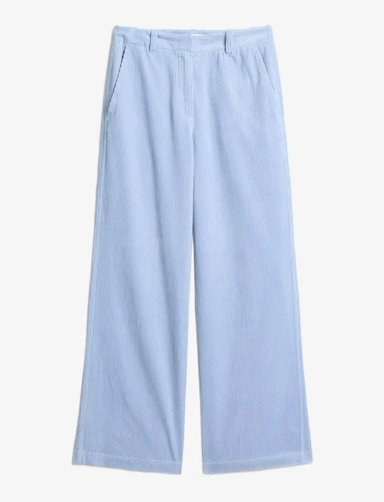 Marc O'Polo - Woven Pants - wide leg trousers - soft sea - 1