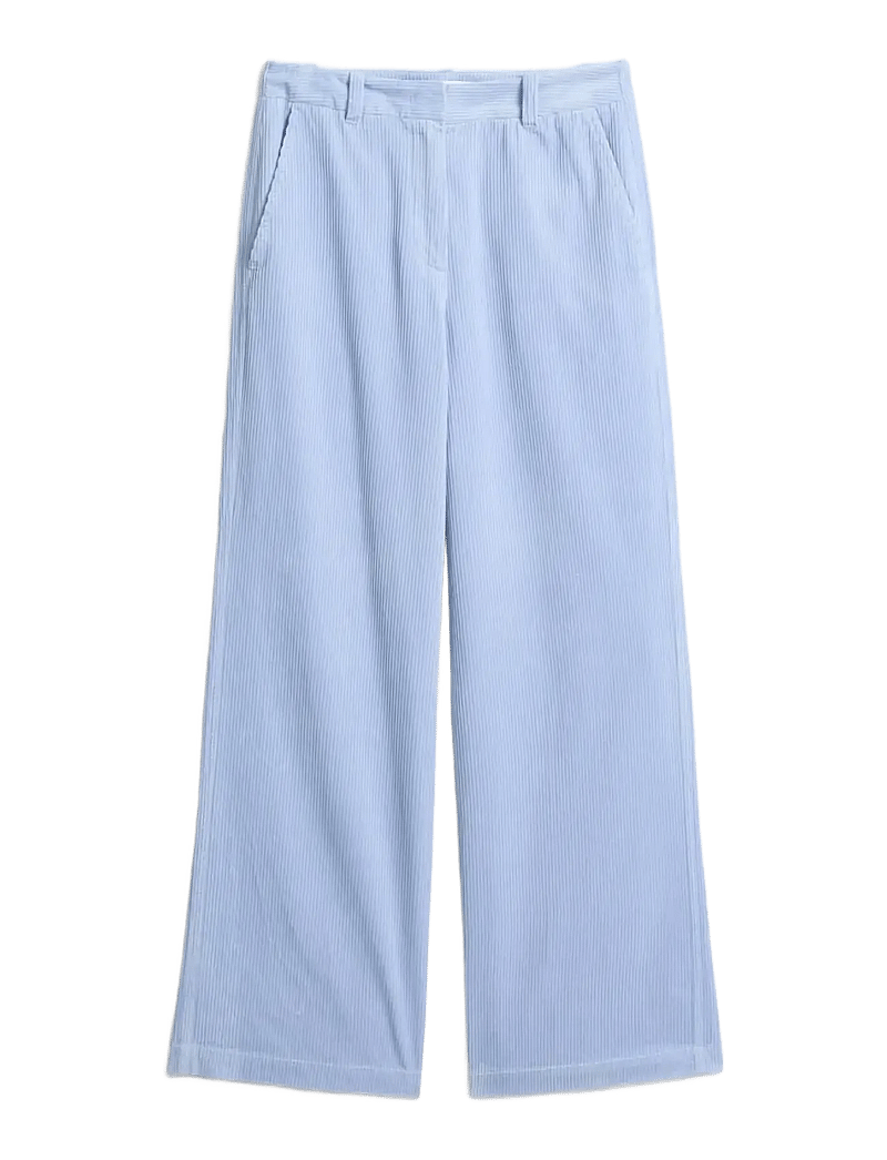 Marc O'Polo - Woven Pants - wide leg trousers - soft sea - 1