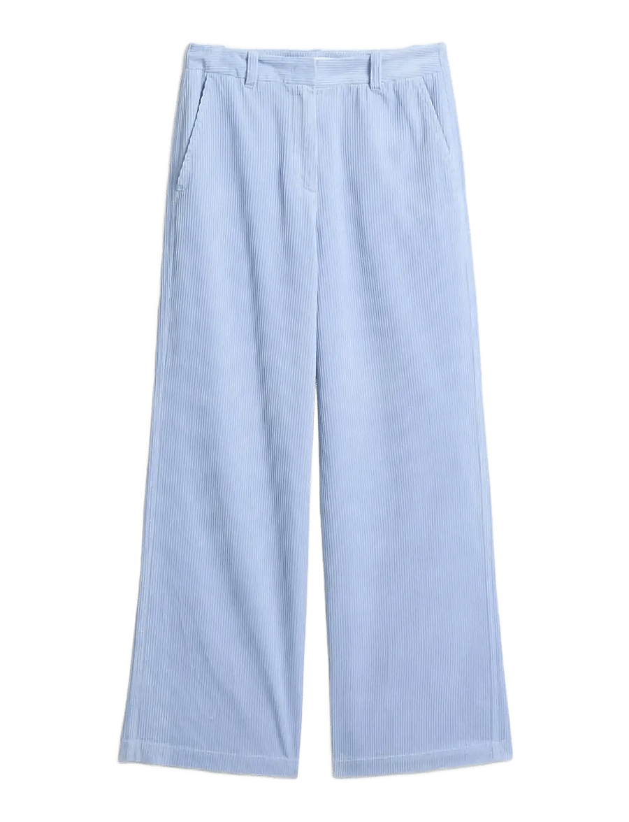 Marc O'Polo - Woven Pants - wide leg trousers - soft sea - 1