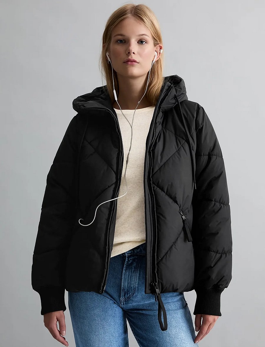 Marc O'Polo - Woven Outdoor Jackets, Diamond Puffer - dygsniuotosios striukės - black - 0