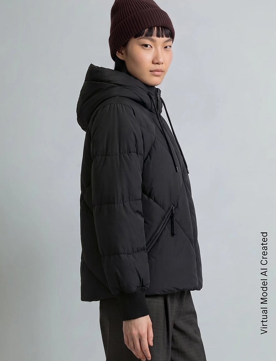 Marc O'Polo - Woven Outdoor Jackets, Diamond Puffer - black - 4