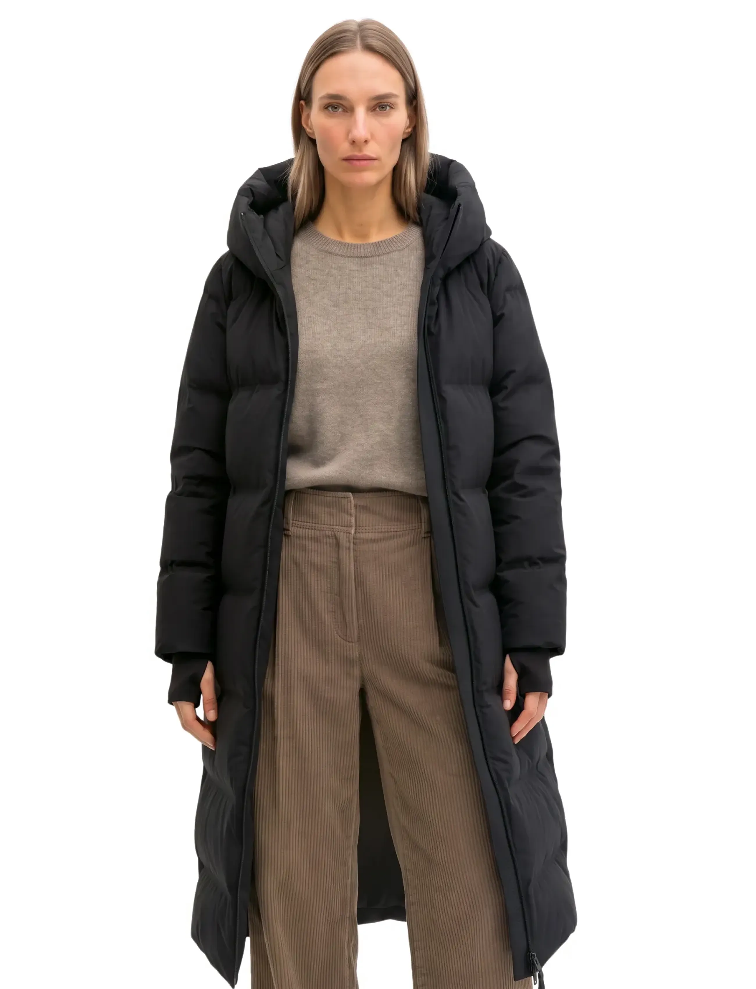 Marc O'Polo Woven Outdoor Coats - Kleidung - BLACK / black
