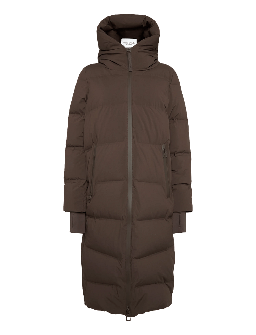 Marc O'Polo - Woven Outdoor Coats - vinterjakker - burnt coffee - 1