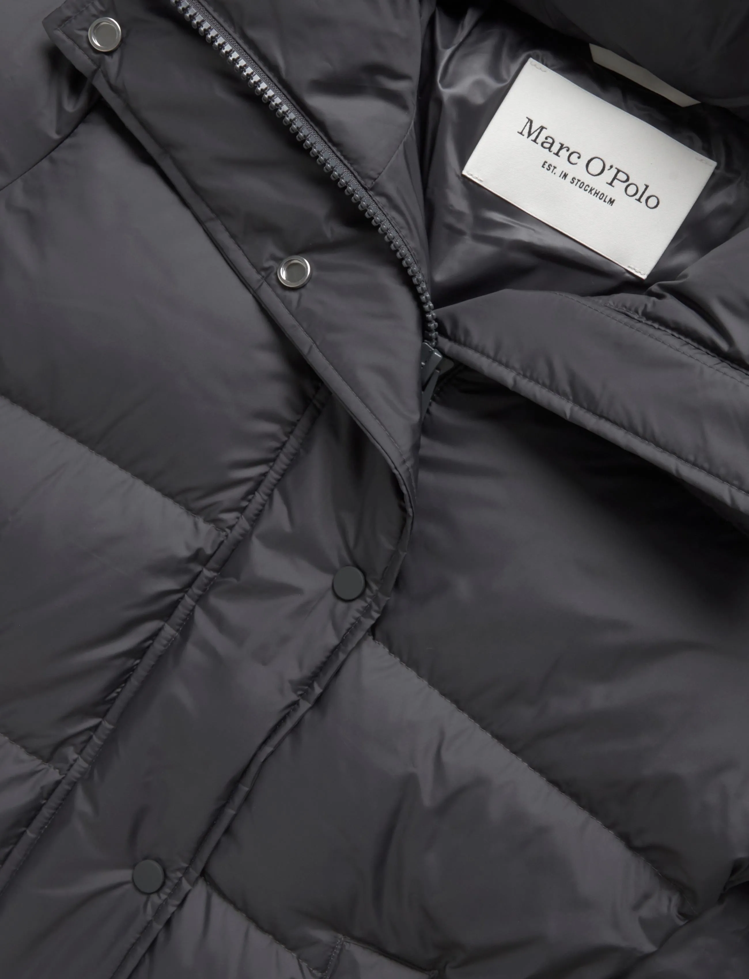Marc O'Polo - Woven Outdoor Coats - gefütterte & daunenjacken - light graphite - 2