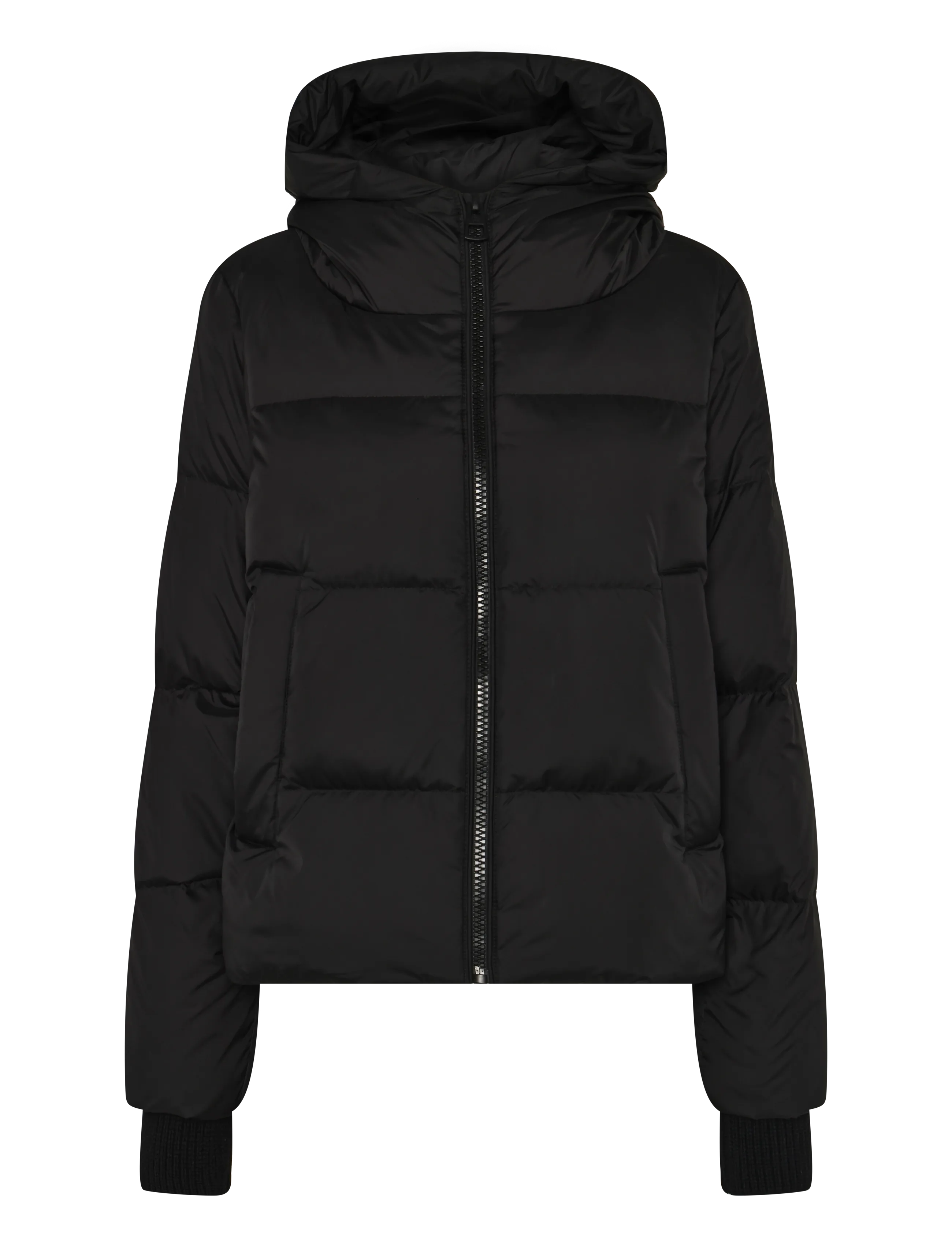 Marc O'Polo Woven Outdoor Jackets, Kvinder, Outdoor Pufferjakke, Sort, Str: 42