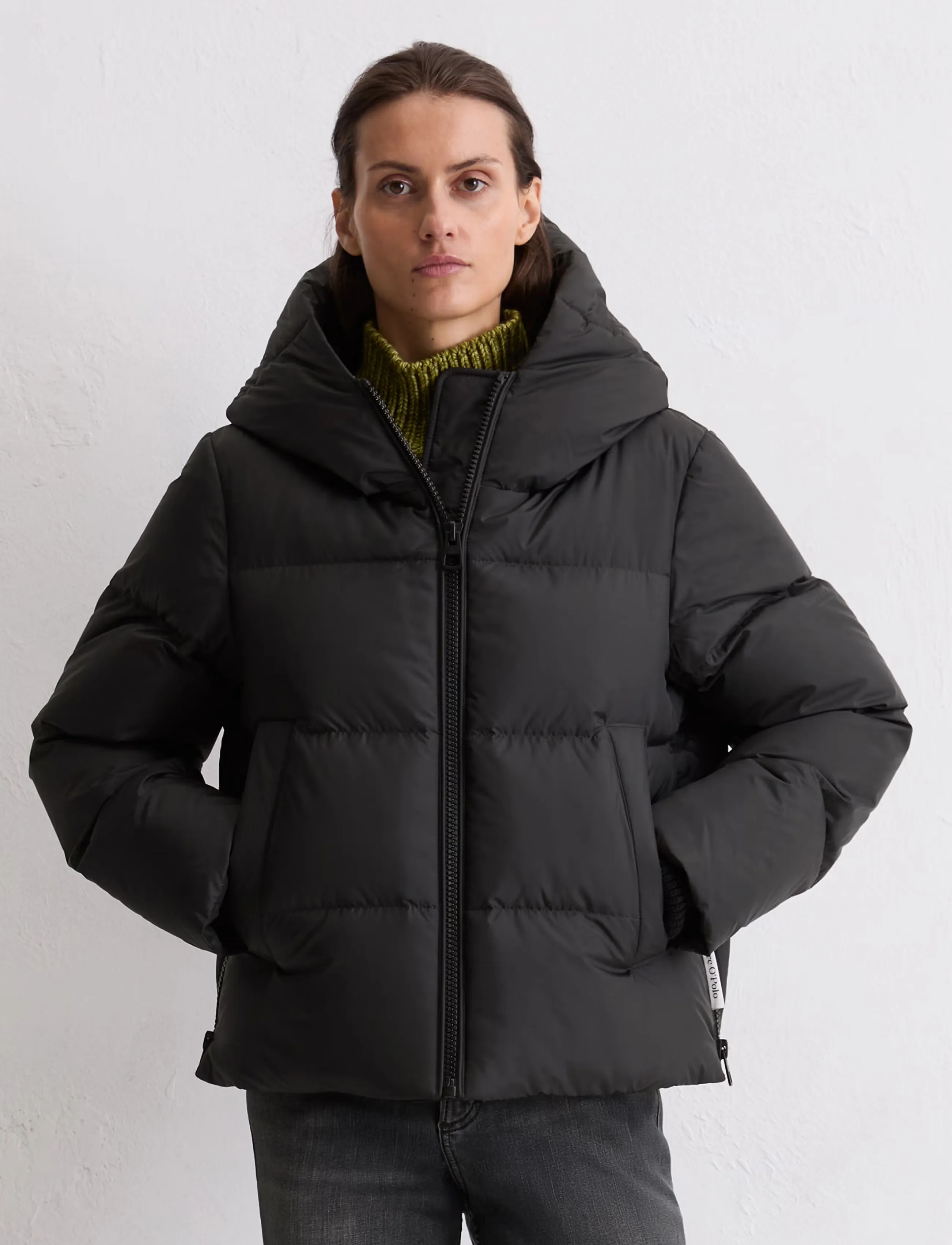 Marc O'Polo Woven Outdoor Jackets - Dygsniuotos striukės - BLACK / black