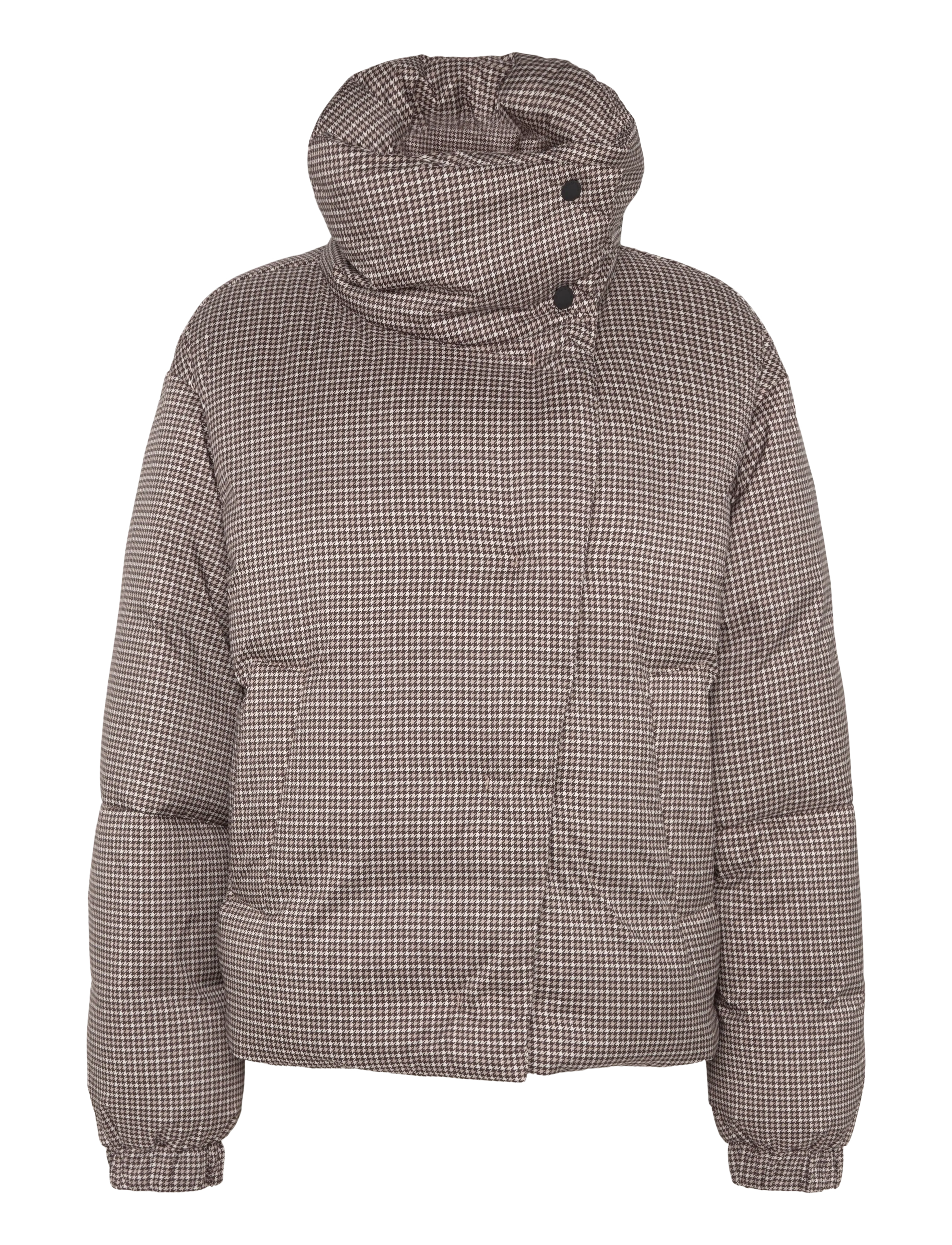 Marc O'Polo - Woven Outdoor Jackets, Check Down - talvejoped - light brown_multi_01 - 1